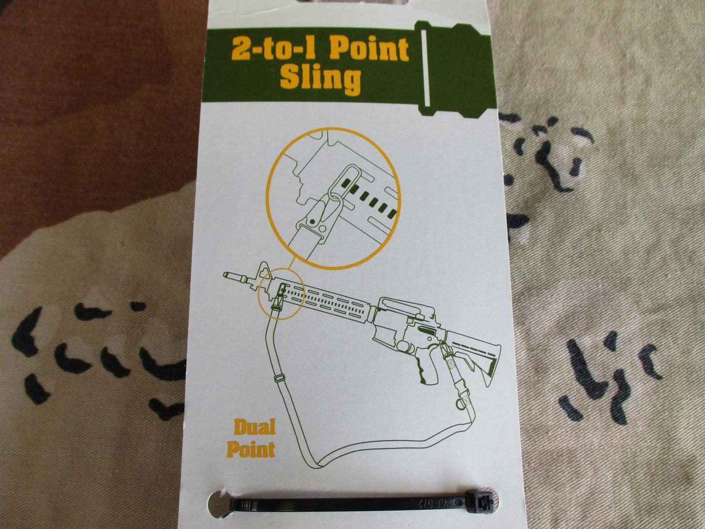 Red Rock Outdoor Gear 2-to-1 Point Tactical Sling Coyote Tan Adjustable New