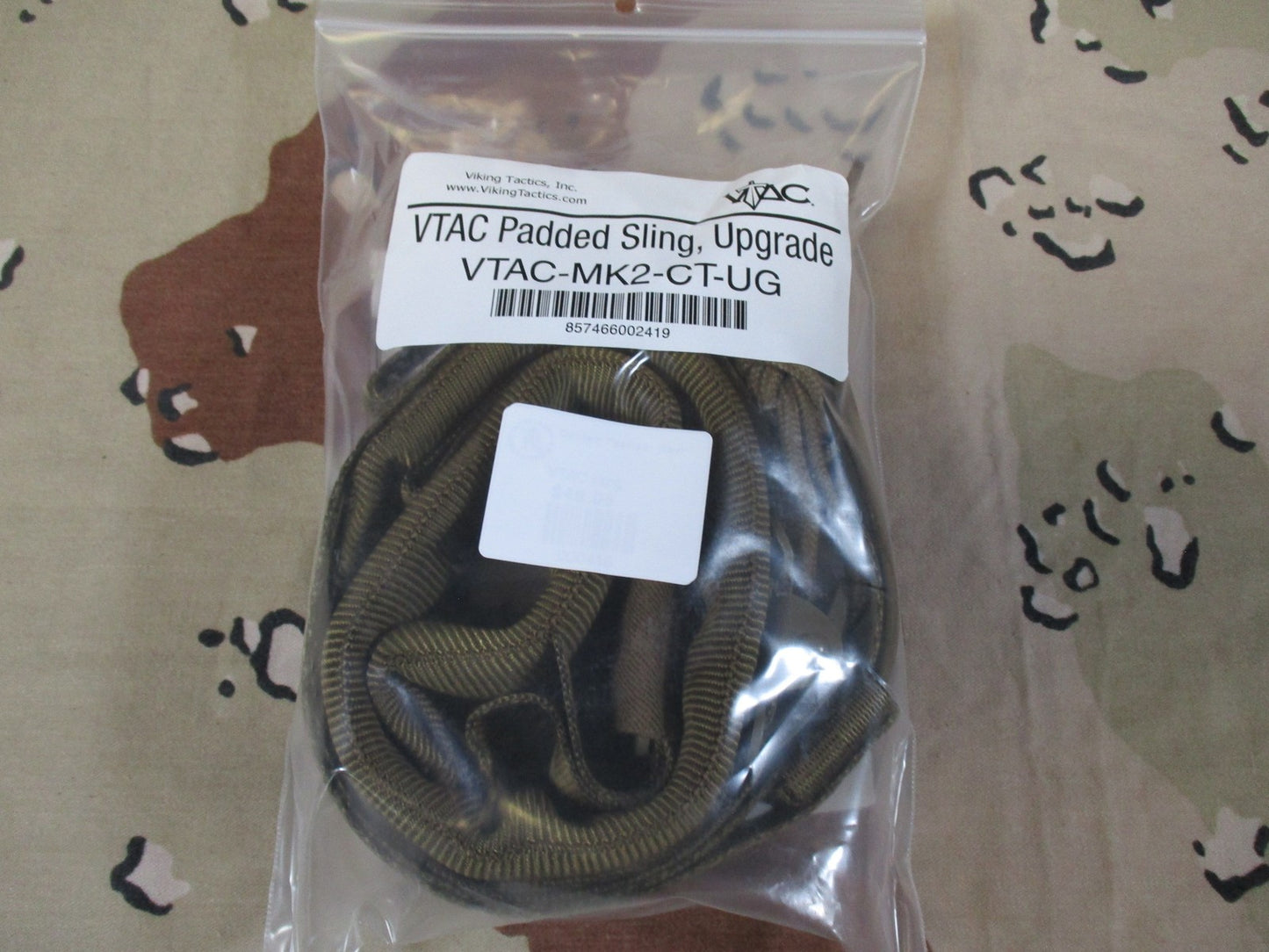New Viking Tactics VTAC Padded Sling Upgrade Coyote Tan VTAC-MK2-CT-UG