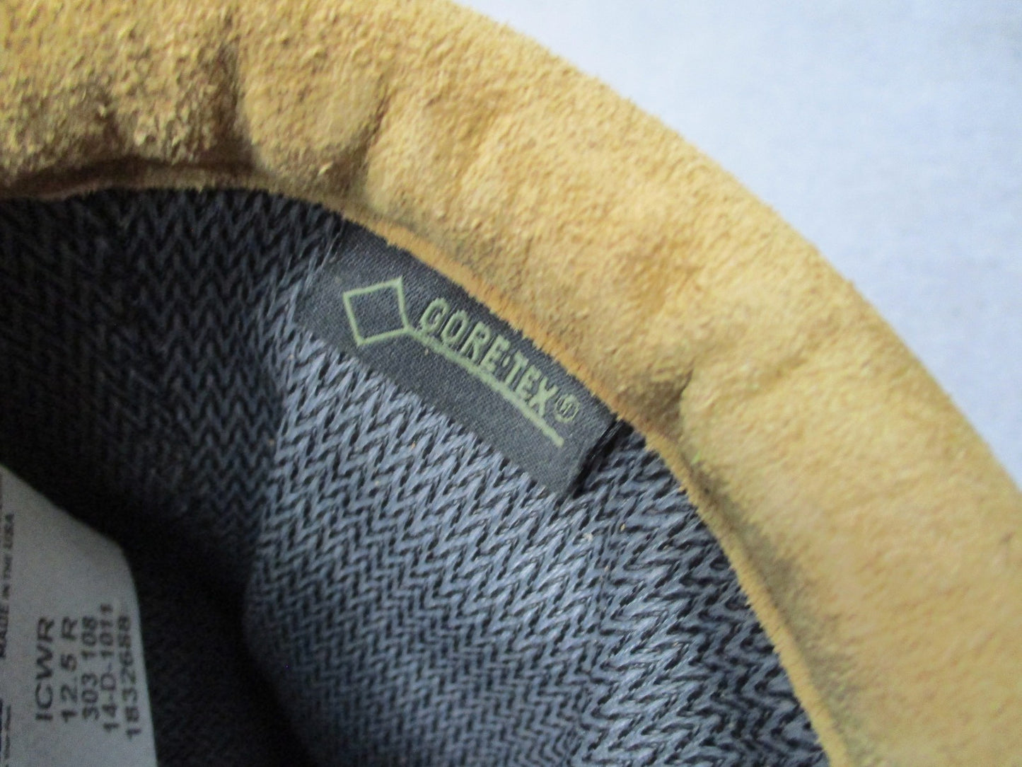 New Belleville ICWR GORE-TEX Military Boots Tan Suede Vibram Sole Men's 12.5 R