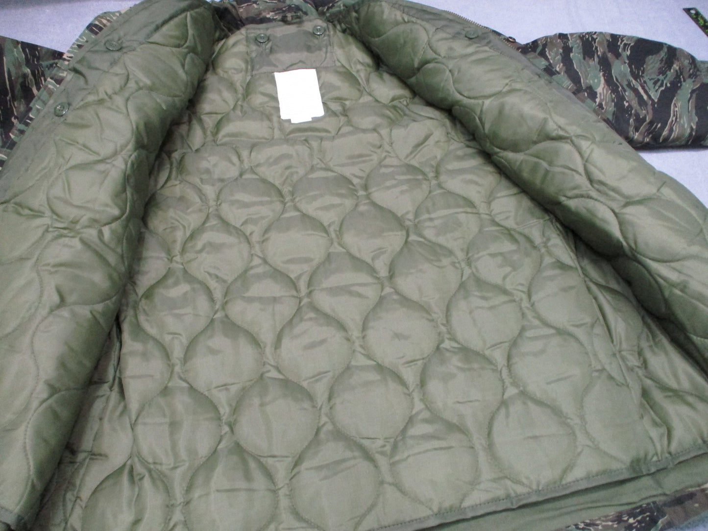 New Fox Outdoor M65 Field Jacket w/ Liner Tiger Stripe Camo Size XL