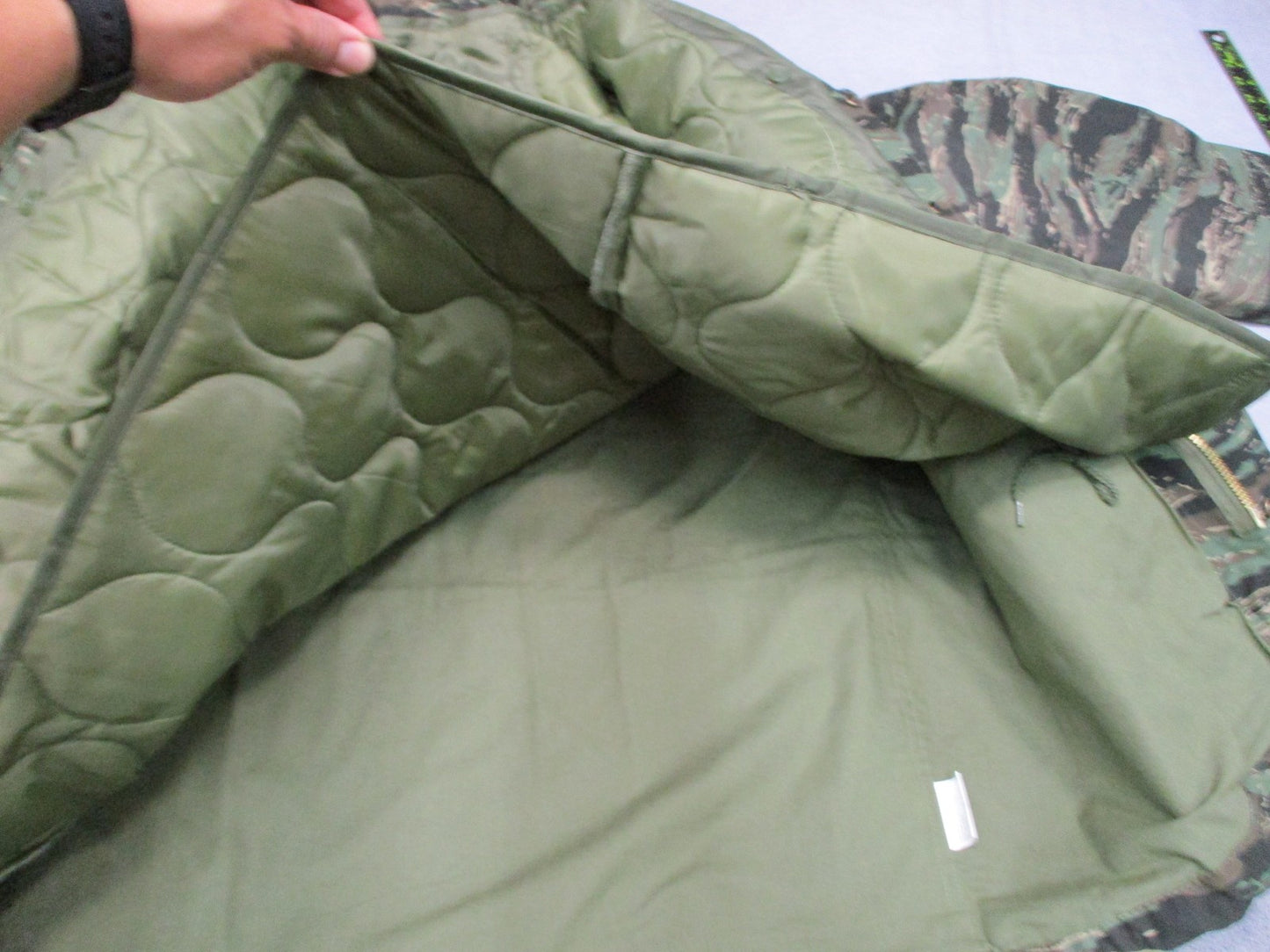New Fox Outdoor M65 Field Jacket w/ Liner Tiger Stripe Camo Size XL