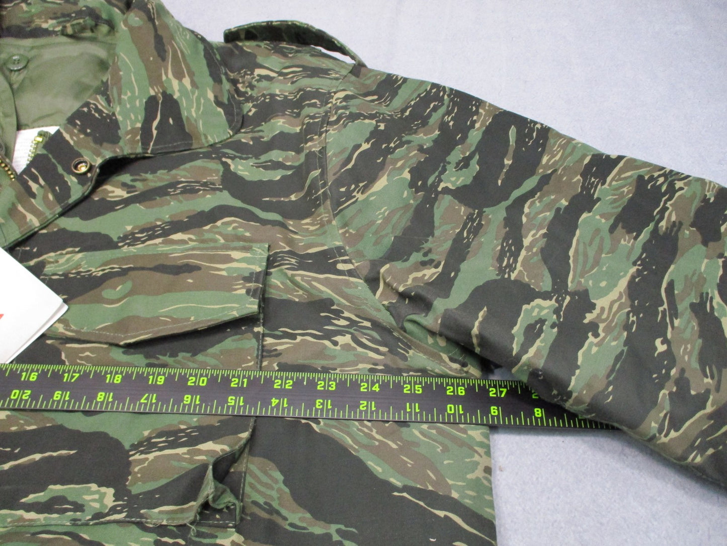 New Fox Outdoor M65 Field Jacket w/ Liner Tiger Stripe Camo Size XL