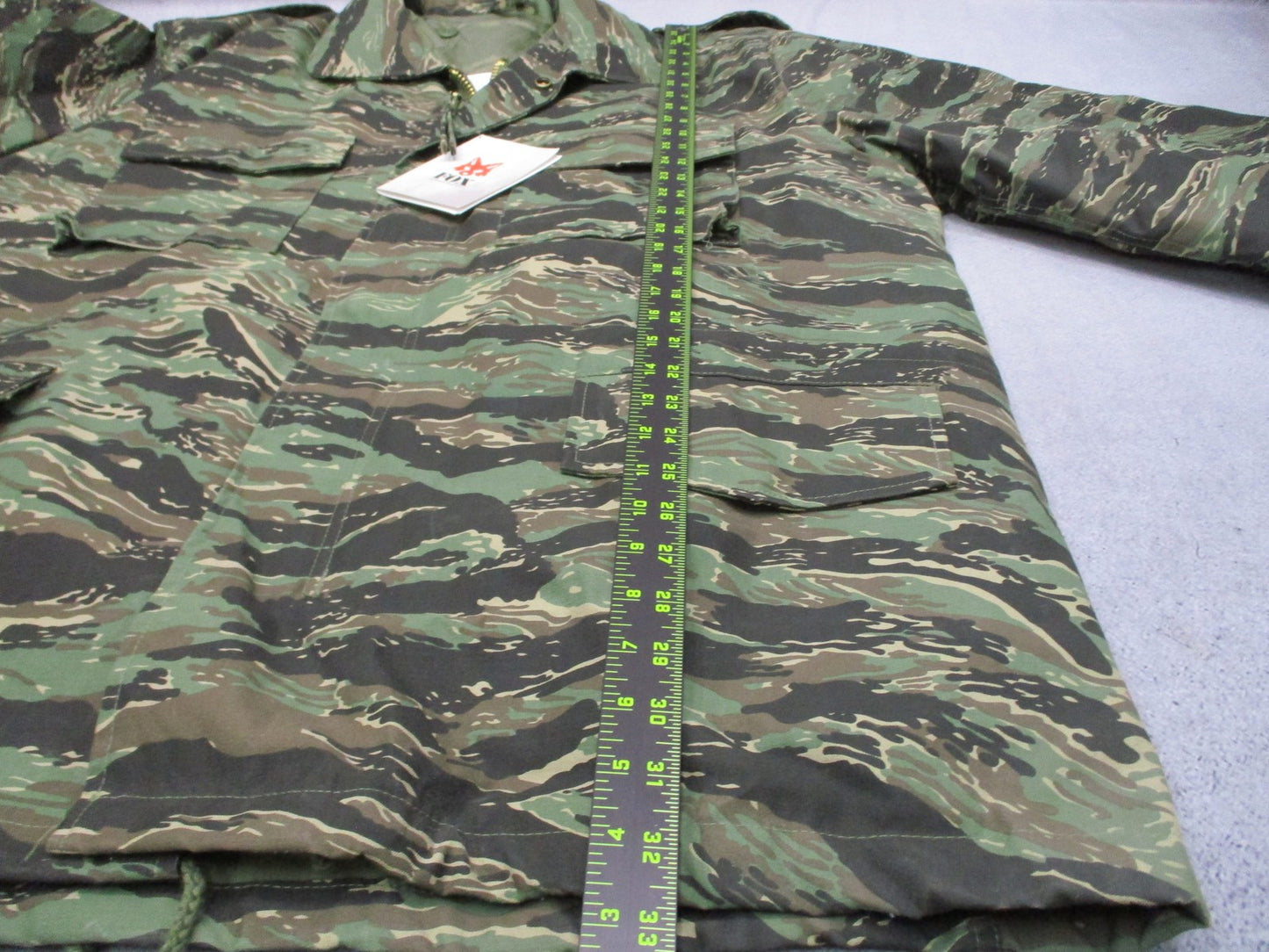 New Fox Outdoor M65 Field Jacket w/ Liner Tiger Stripe Camo Size XL