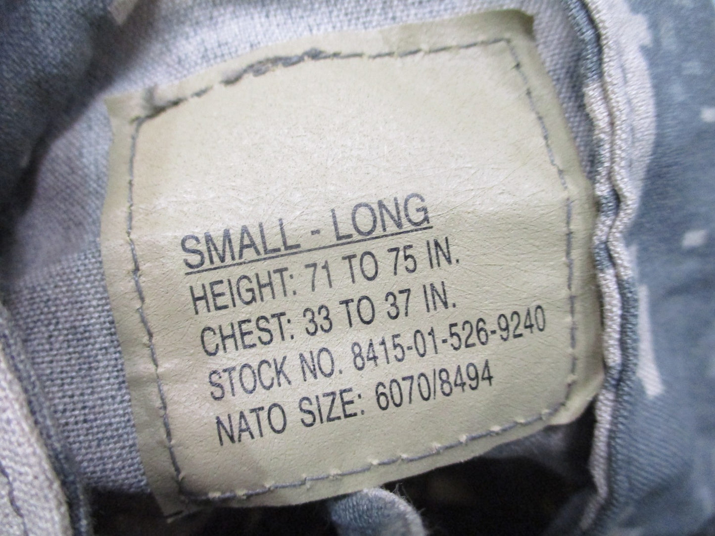 USGI A2CU Aircrew Combat Coat FR UCP Small Long 8415-01-526-9240 UCP Digital