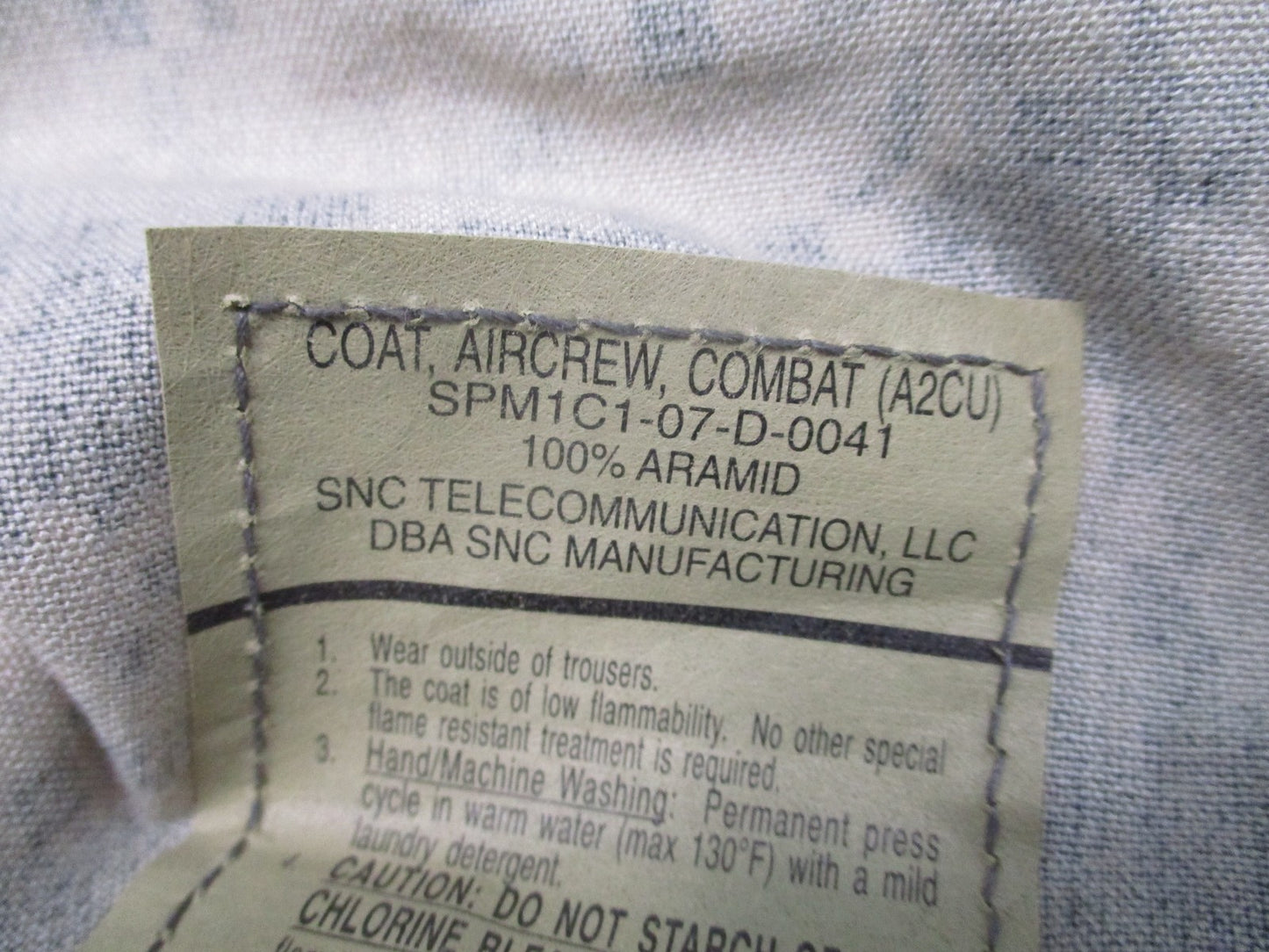 USGI A2CU Aircrew Combat Coat FR UCP Small Long 8415-01-526-9240 UCP Digital