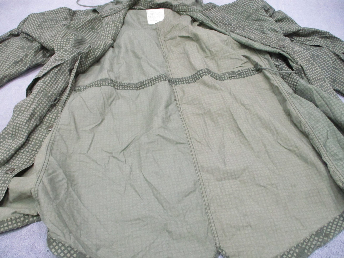 USGI Military Desert Night Camo Parka Large Vintage Surplus Jacket DNC