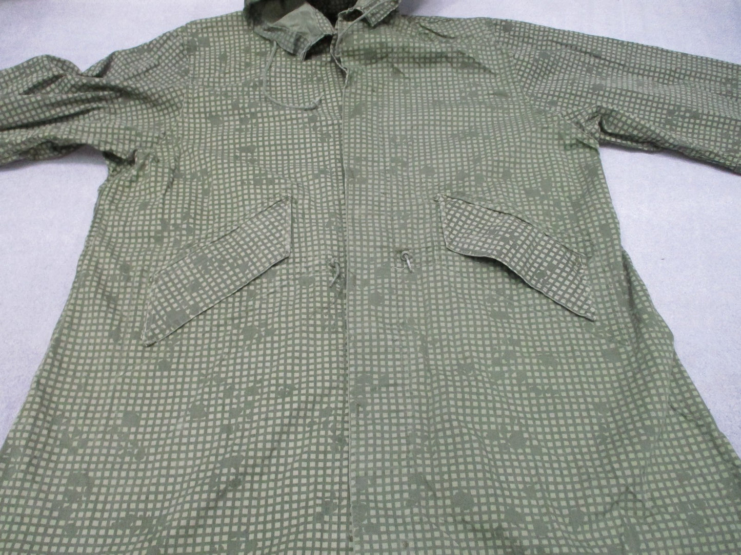 USGI Military Desert Night Camo Parka Large Vintage Surplus Jacket DNC