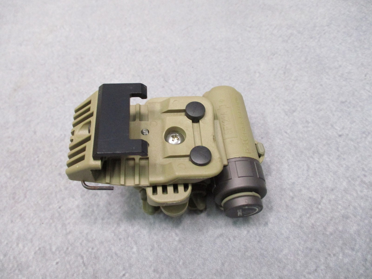 SureFire HL1-C-TN Helmet Light Tan White Red IR IFF NSN 6220-01-549-4203