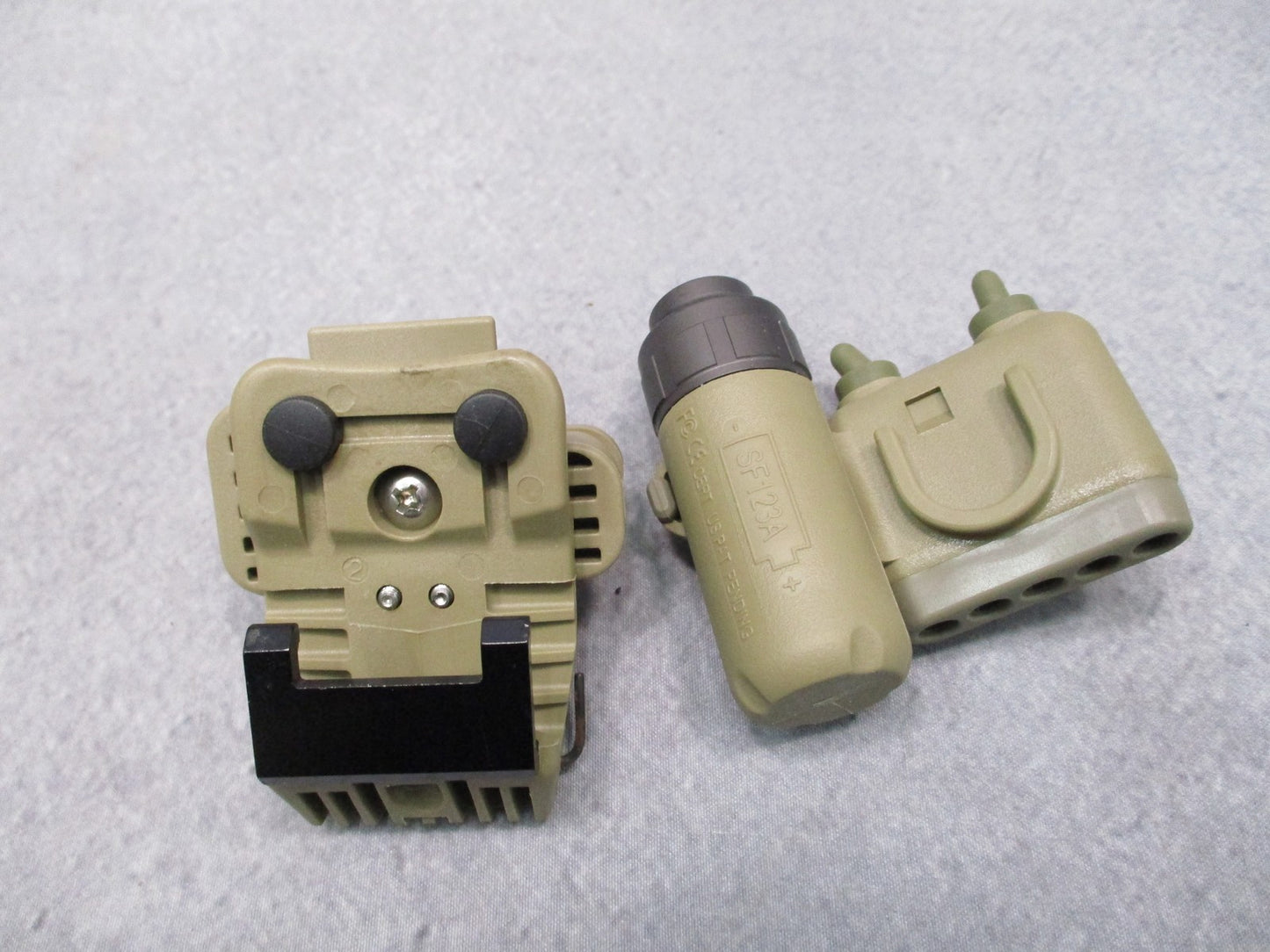 SureFire HL1-C-TN Helmet Light Tan White Red IR IFF NSN 6220-01-549-4203