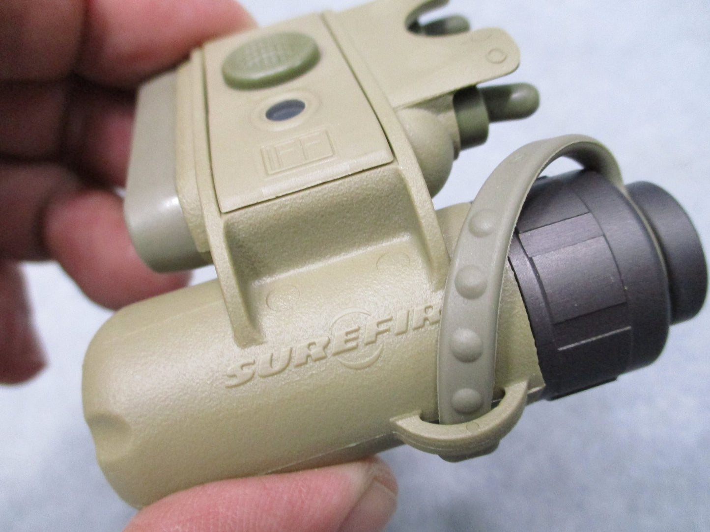 SureFire HL1-C-TN Helmet Light Tan White Red IR IFF NSN 6220-01-549-4203