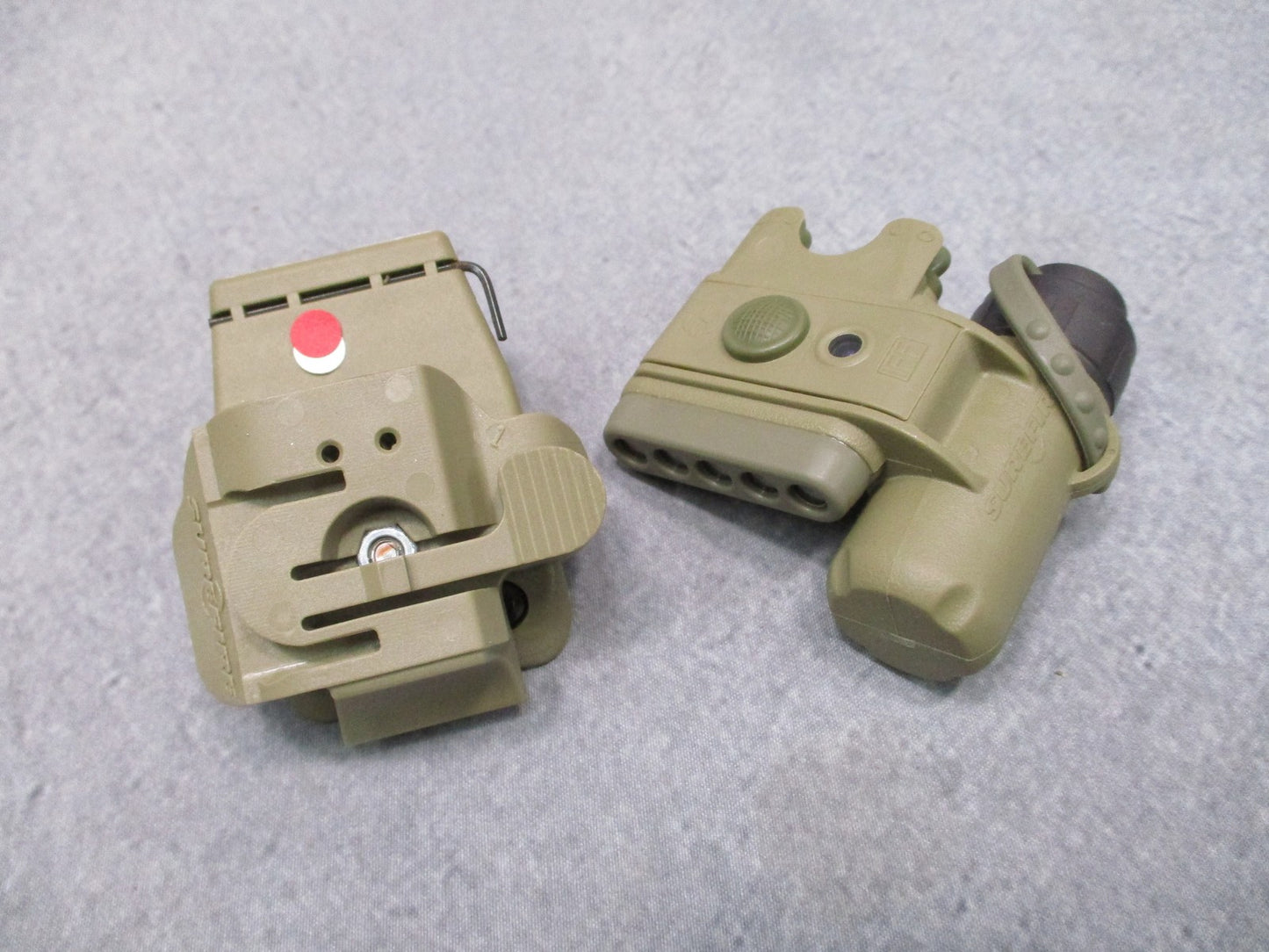 SureFire HL1-C-TN Helmet Light Tan White Red IR IFF NSN 6220-01-549-4203