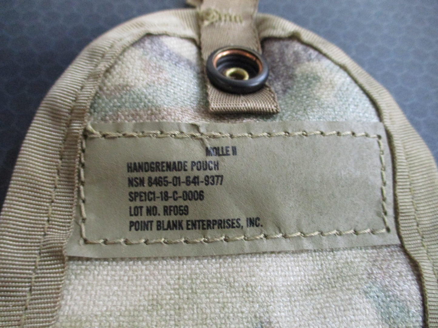 NEW USGI ARMY ISSUE FRAG HAND GRENADE MOLLE POUCH OCP MULTICAM 8465-01-641-9377