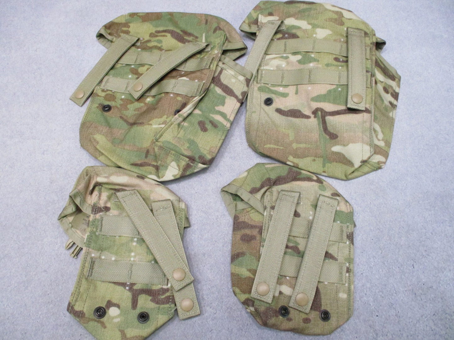 MOLLE II Saw Gunner Pocket Set 4pc MultiCam 100/200 Round Utility Pouches