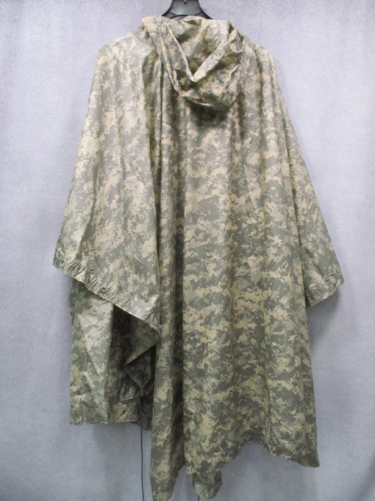 US Army ORC Industries Multipurpose Rain Poncho Wet Weather ACU Digital UCP