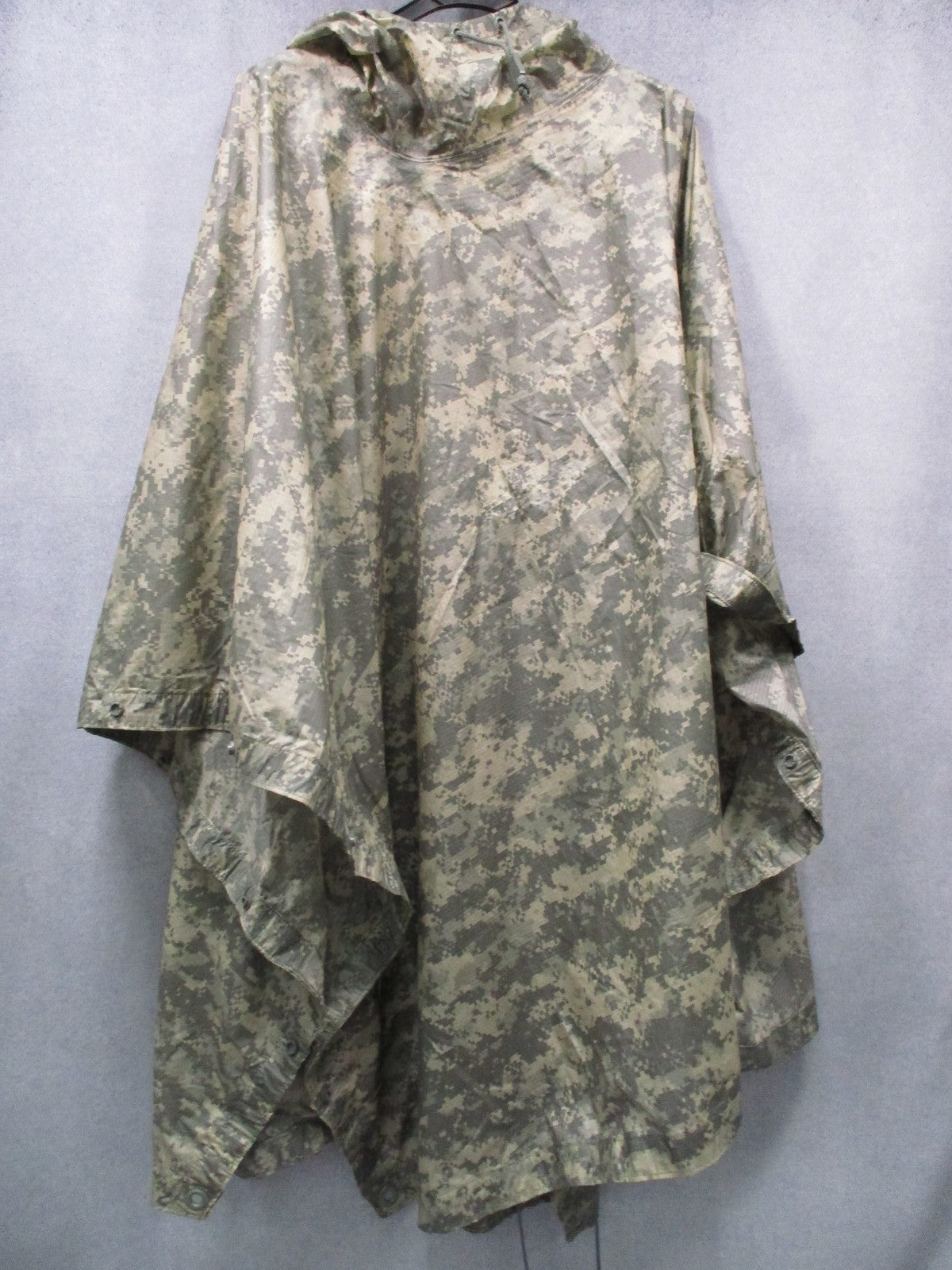 US Army ORC Industries Multipurpose Rain Poncho Wet Weather ACU Digital UCP