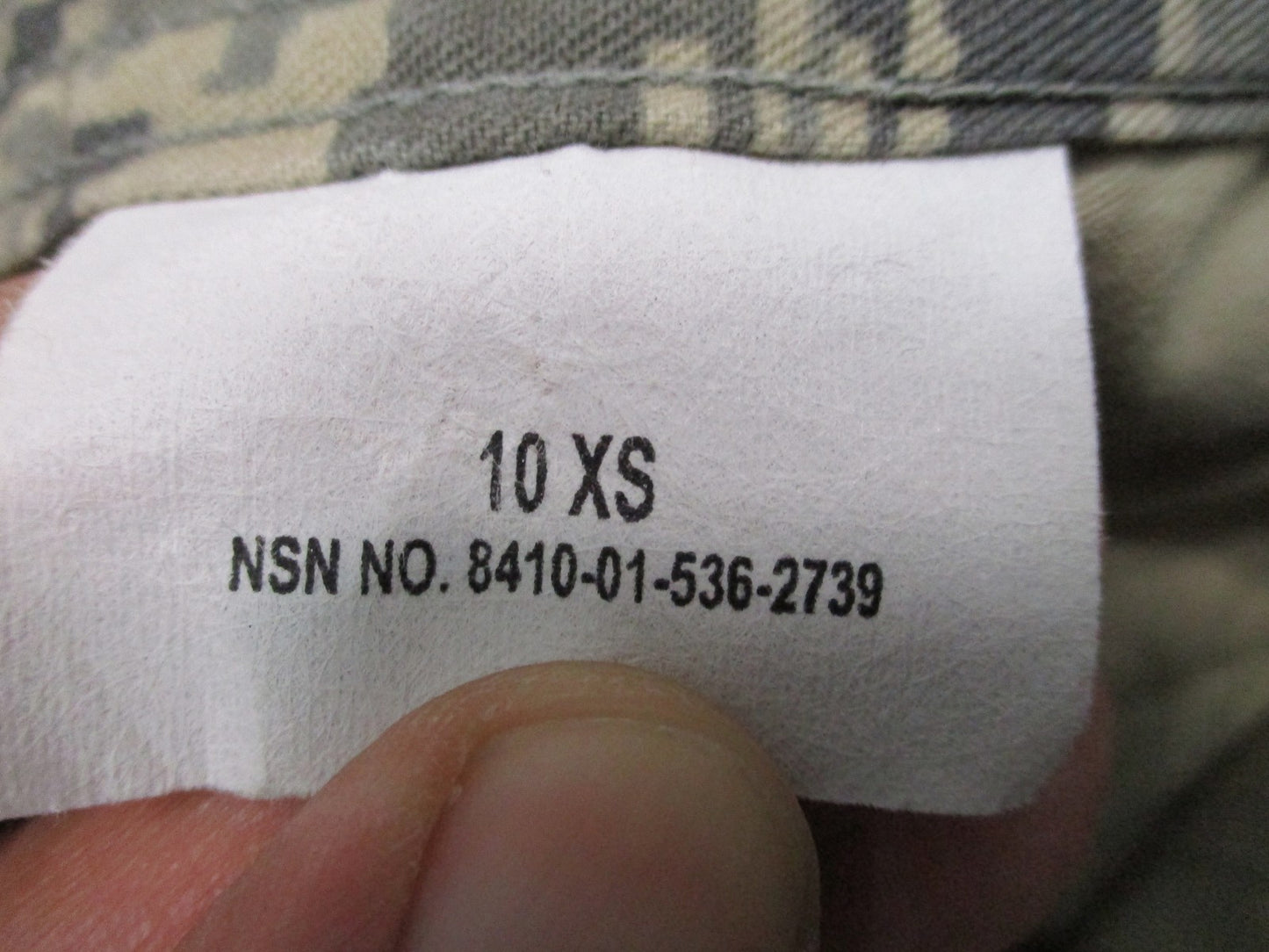 US Air Force ABU Utility Trousers Woman's Size 10 XS Camo Cargo Pants