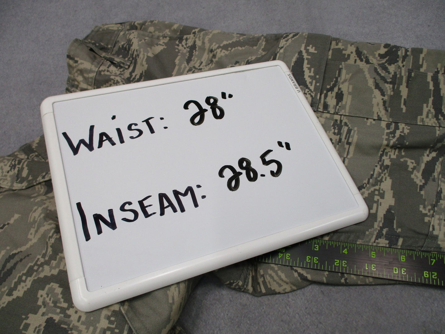 US Air Force ABU Utility Trousers Woman's Size 10 XS Camo Cargo Pants