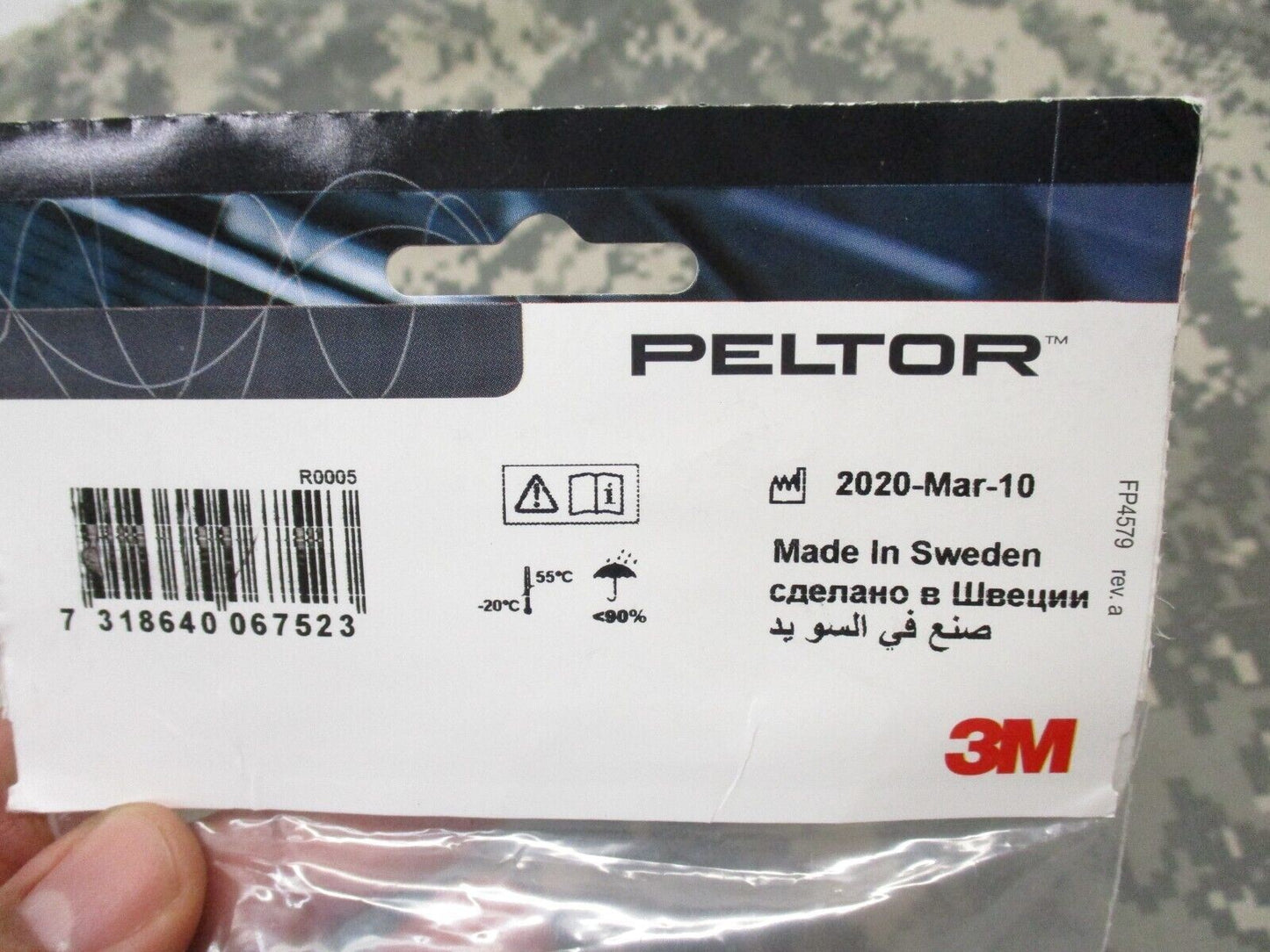 (2) PACK 3M PELTOR COMTAC REPLACEMENT BOOM MIC WINDSCREEN FOAM COVER