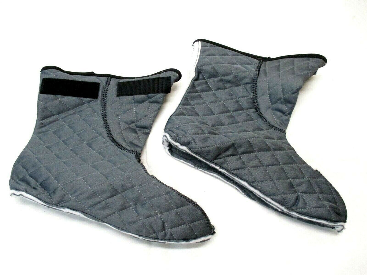 USGI Army ICW Cold Weather Quilted Boot Liners Inserts Gray NOS - Choose Size