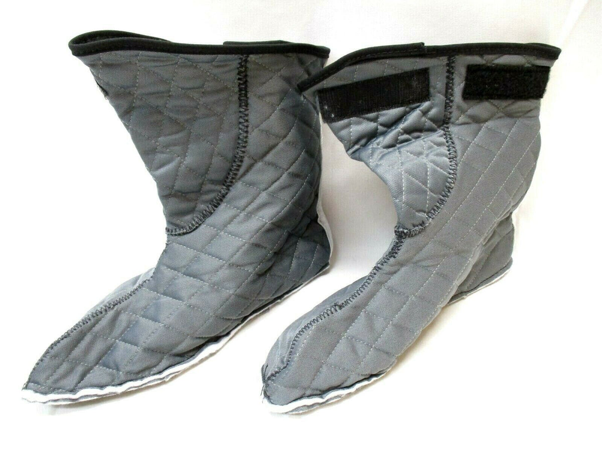USGI Army ICW Cold Weather Quilted Boot Liners Inserts Gray NOS - Choose Size