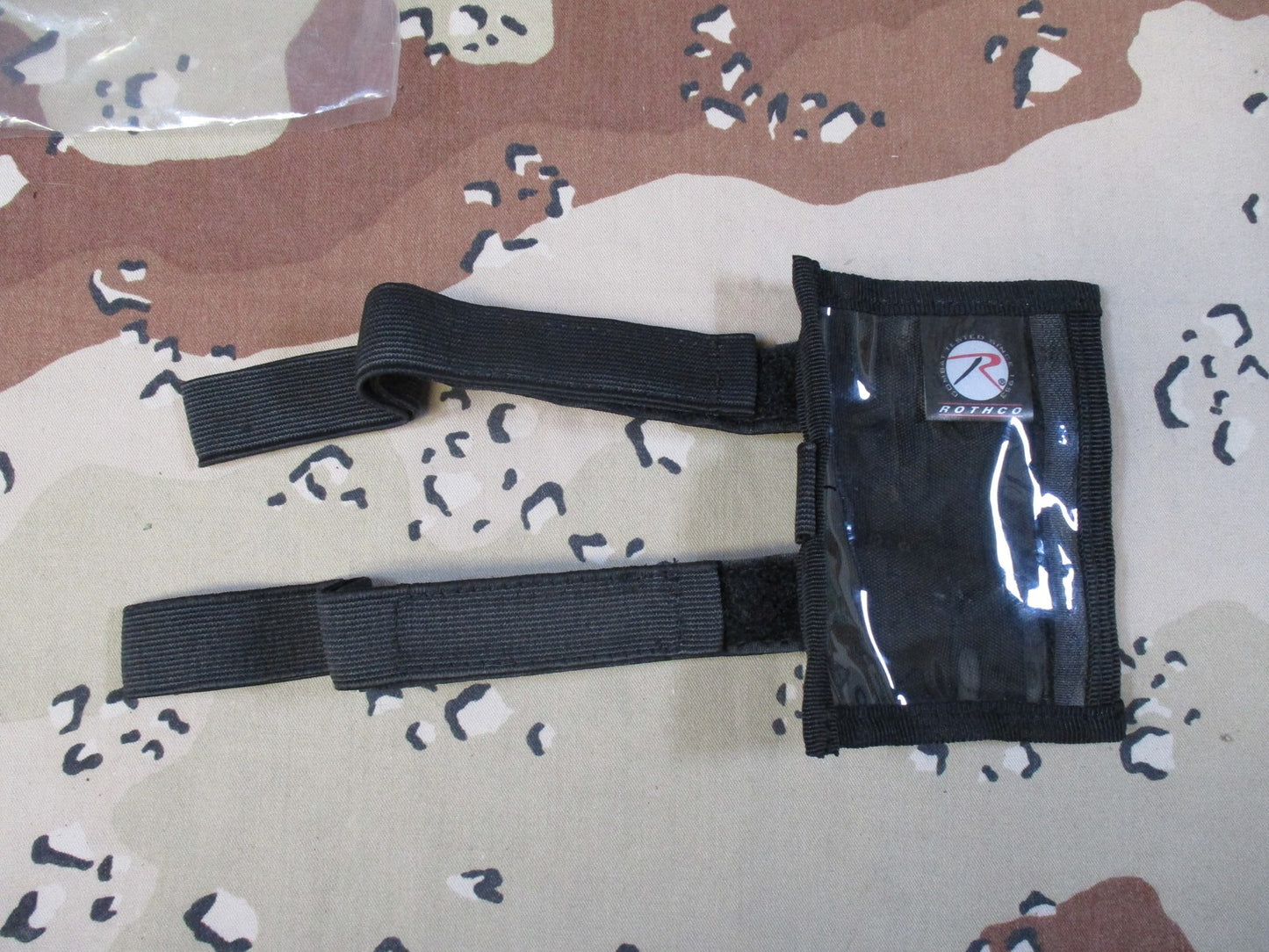3x Rothco Military Style Armband ID Holder Black Adjustable Elastic New