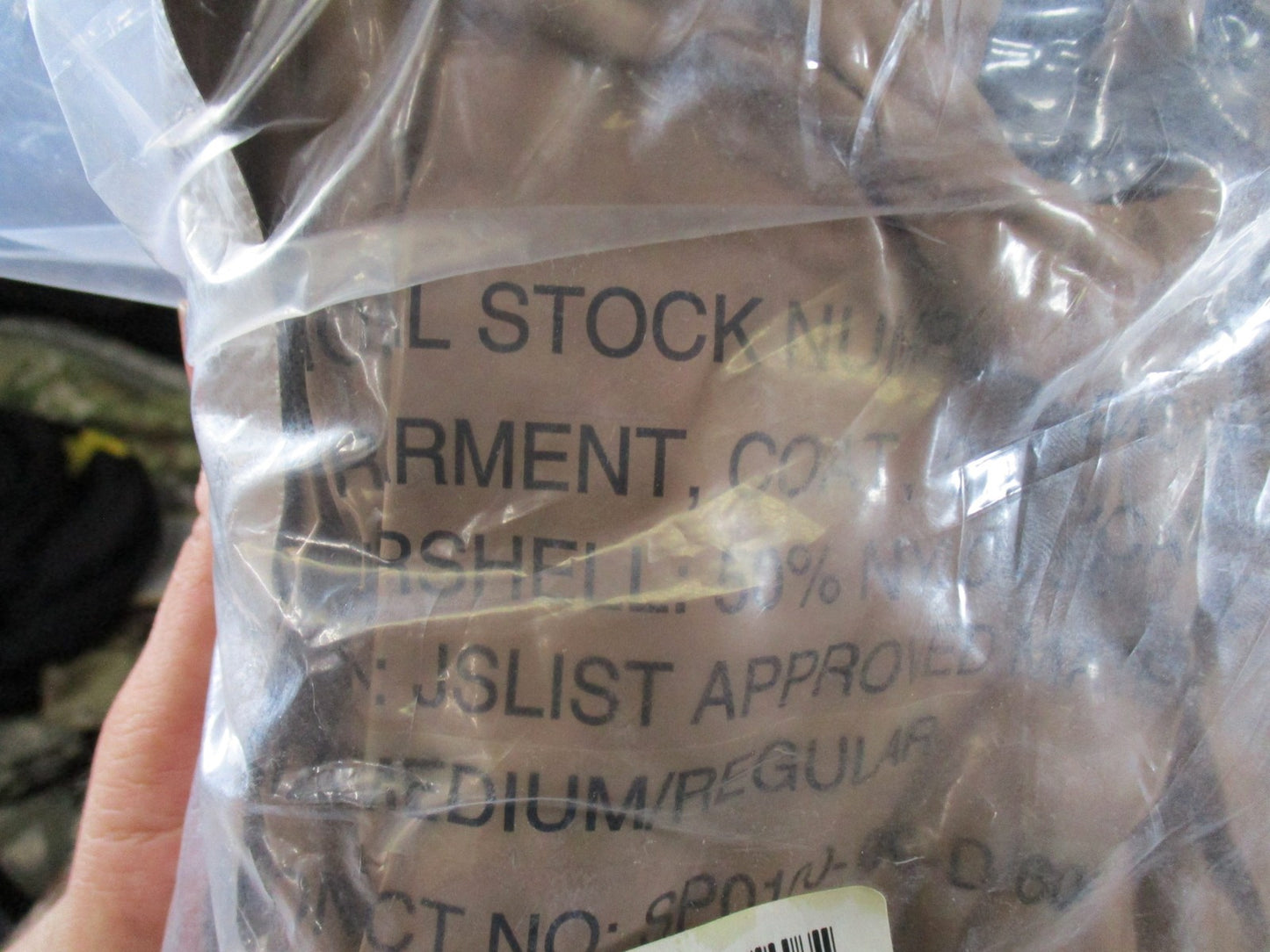 New US Military JSLIST Chemical Protective Coat Desert Camo Medium Regular 5926