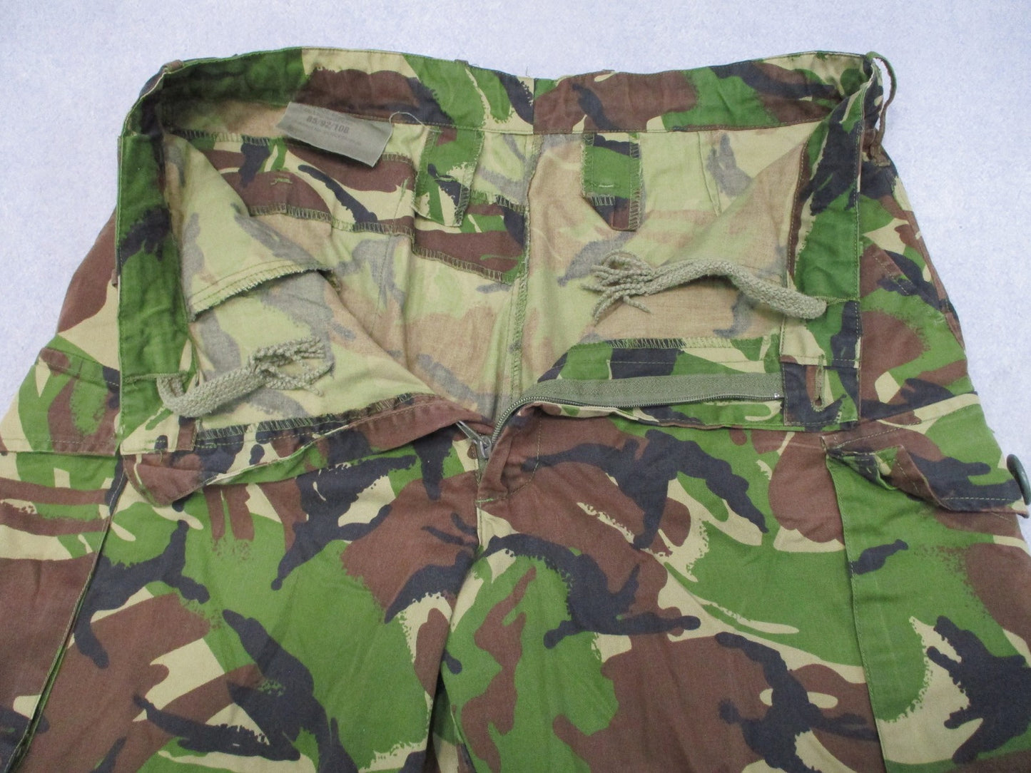 British Military Surplus Woodland DPM Combat Trousers Lightweight Size 85/92/108
