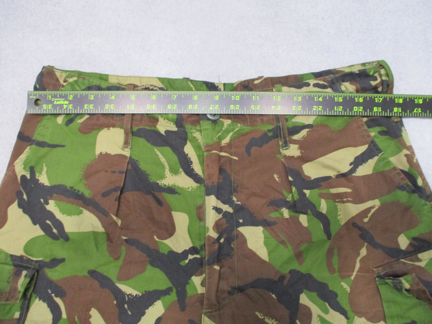 British Military Surplus Woodland DPM Combat Trousers Lightweight Size 85/92/108