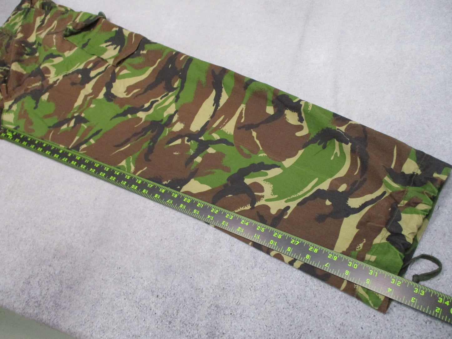 British Military Surplus Woodland DPM Combat Trousers Lightweight Size 85/92/108