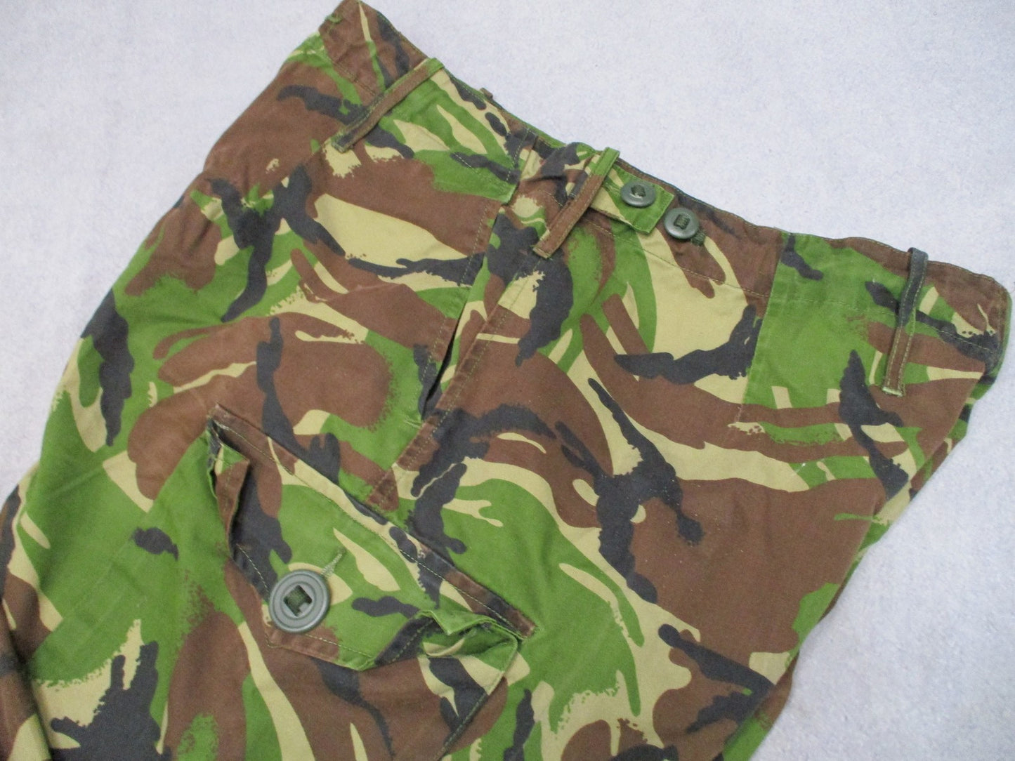 British Military Surplus Woodland DPM Combat Trousers Lightweight Size 85/92/108