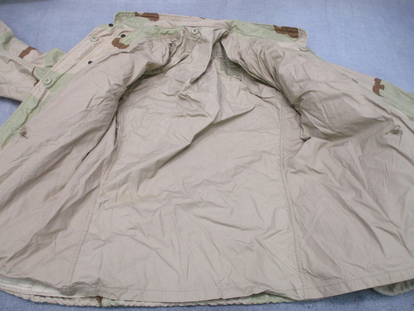 US Military M-65 Field Jacket Desert Camo Cold Weather Coat Small Regular DCU