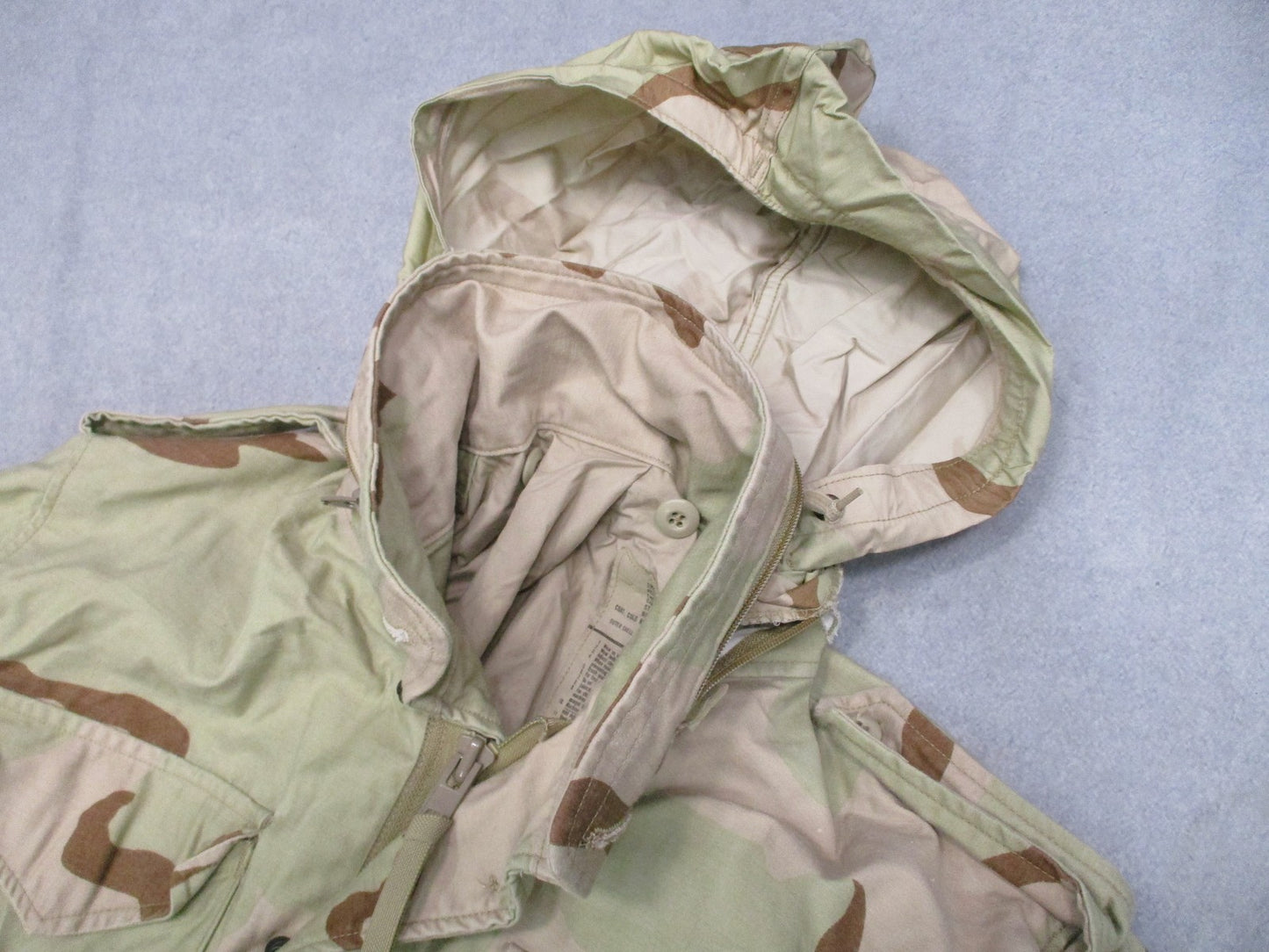 US Military M-65 Field Jacket Desert Camo Cold Weather Coat Small Regular DCU