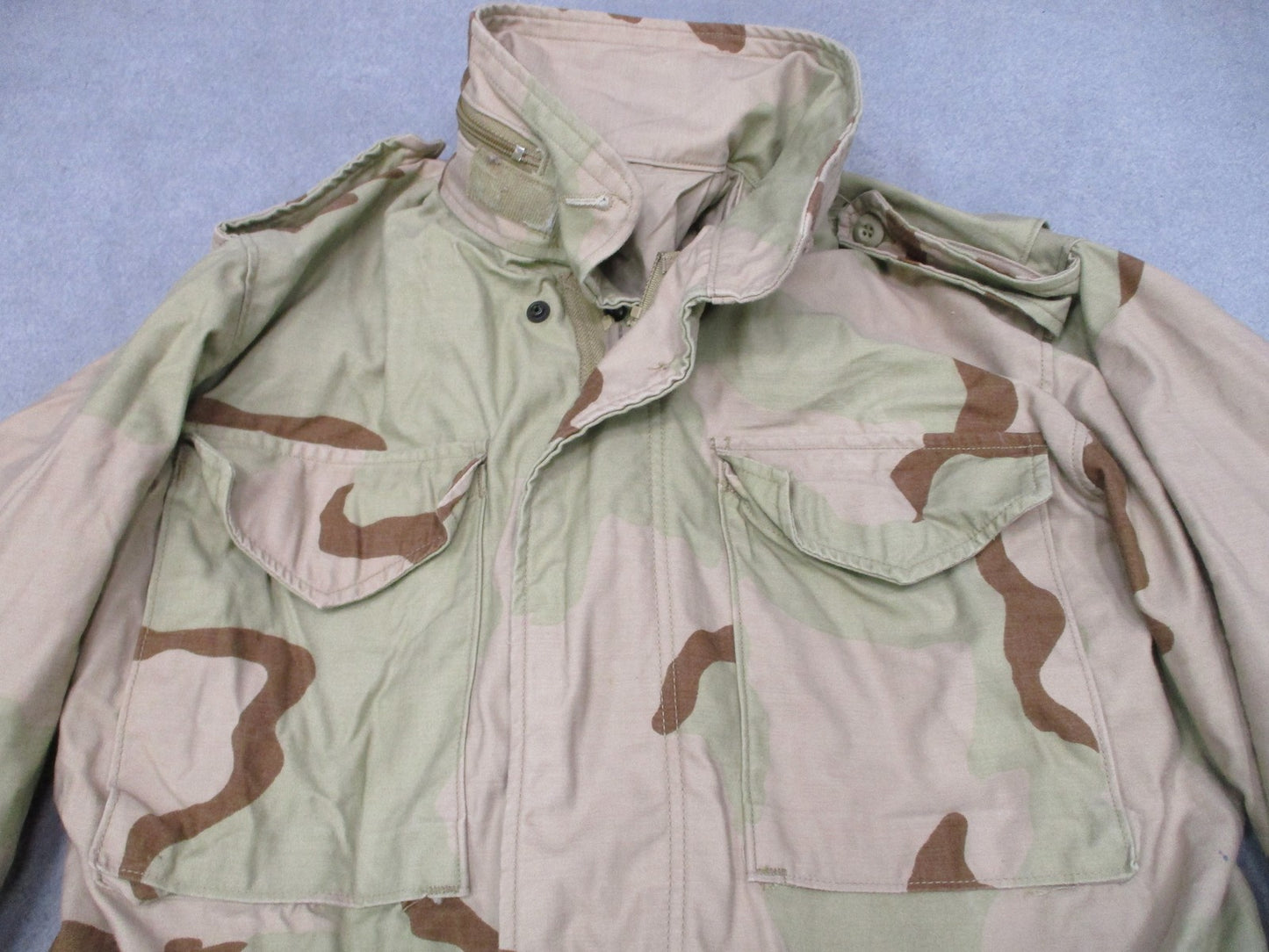 US Military M-65 Field Jacket Desert Camo Cold Weather Coat Small Regular DCU