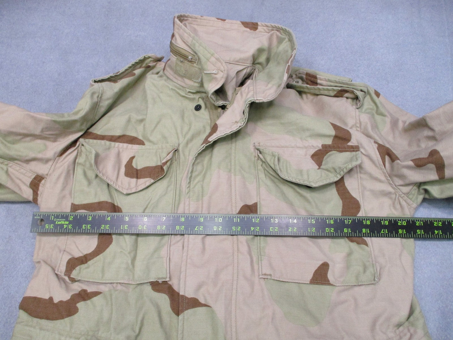 US Military M-65 Field Jacket Desert Camo Cold Weather Coat Small Regular DCU