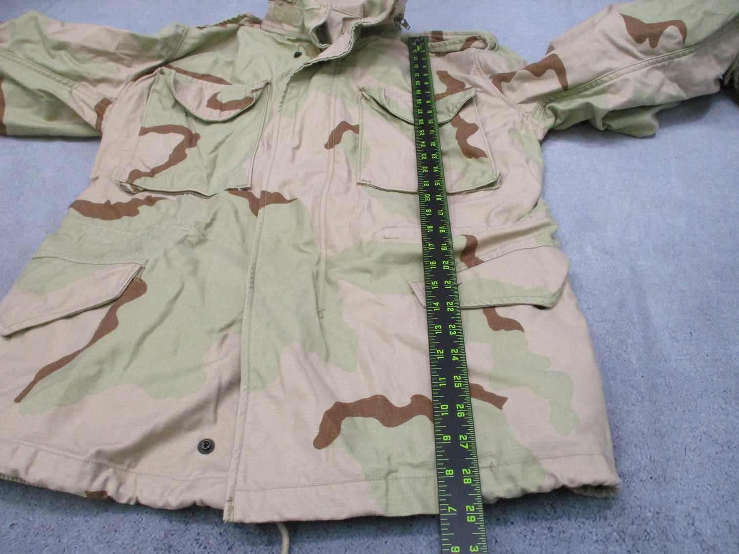 US Military M-65 Field Jacket Desert Camo Cold Weather Coat Small Regular DCU