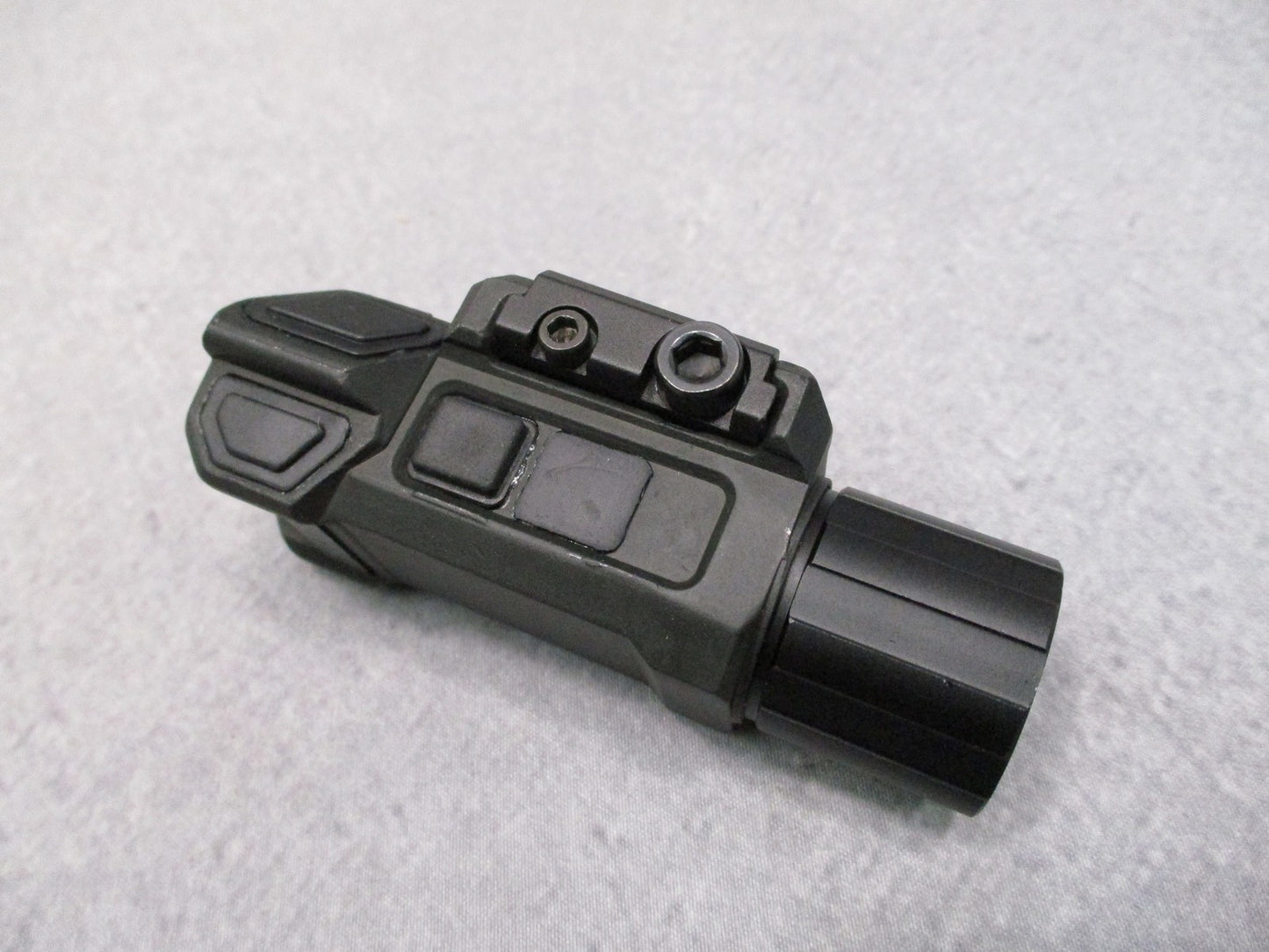VISM VAPTF Tactical LED Pistol Flashlight with Strobe - Black Anodized Aluminum