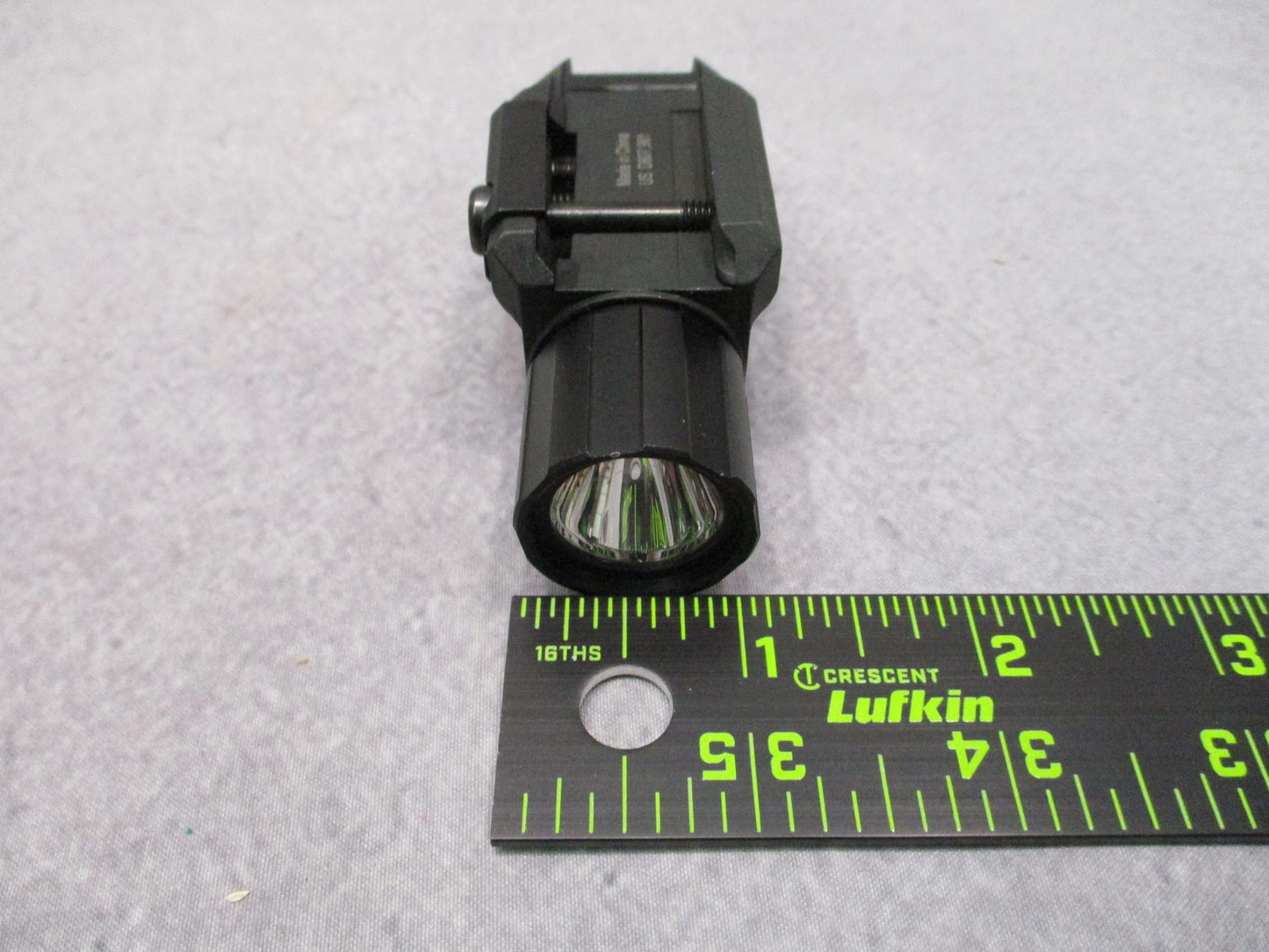 VISM VAPTF Tactical LED Pistol Flashlight with Strobe - Black Anodized Aluminum