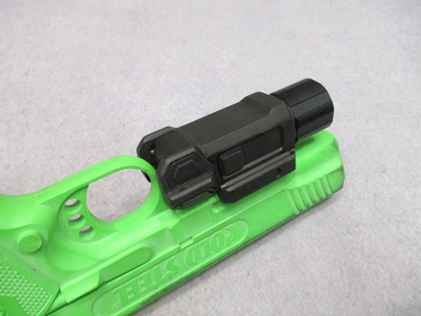 VISM VAPTF Tactical LED Pistol Flashlight with Strobe - Black Anodized Aluminum