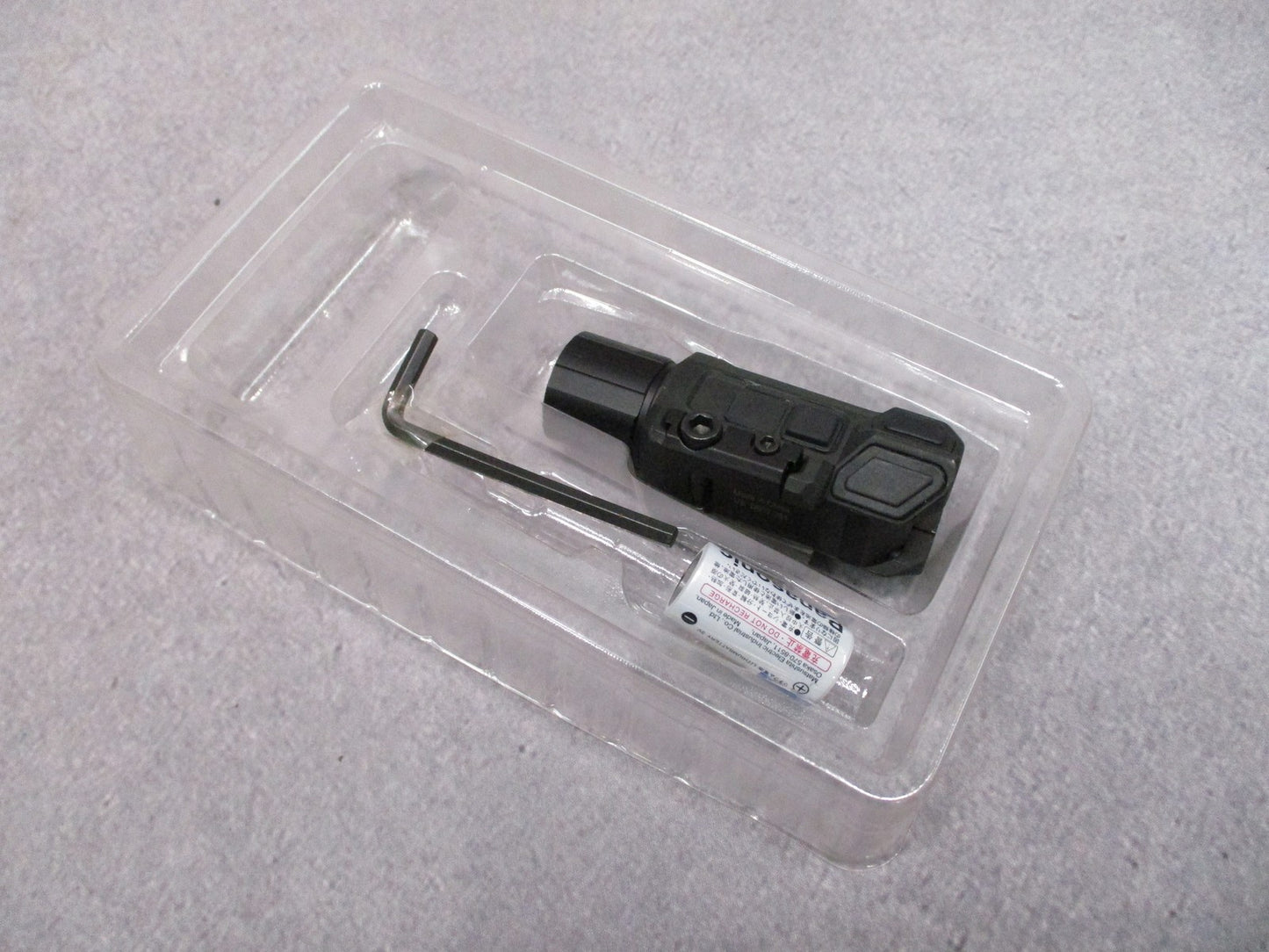 VISM VAPTF Tactical LED Pistol Flashlight with Strobe - Black Anodized Aluminum