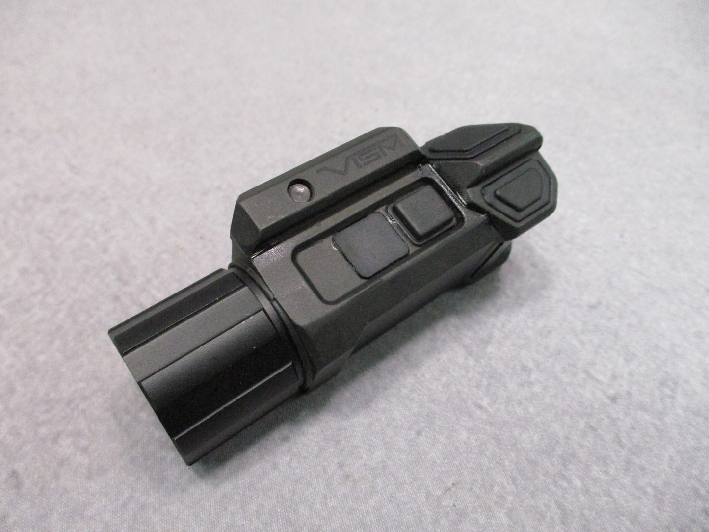 VISM VAPTF Tactical LED Pistol Flashlight with Strobe - Black Anodized Aluminum