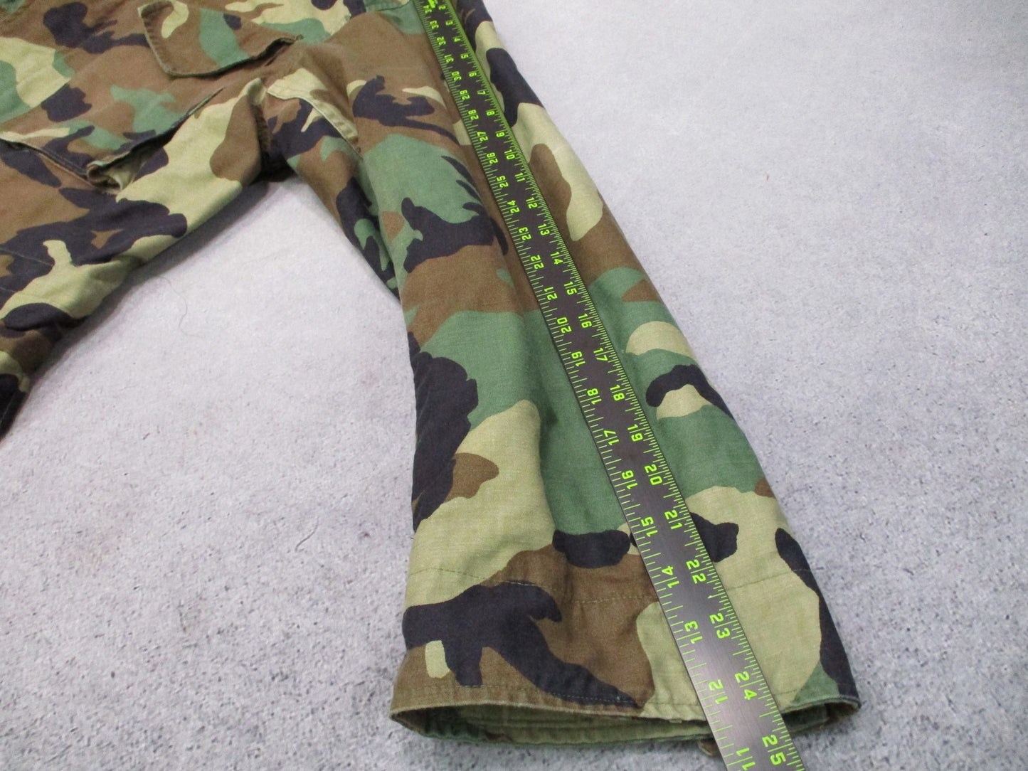 Vintage Propper US Military M-65 Field Coat Woodland Camo Large Regular