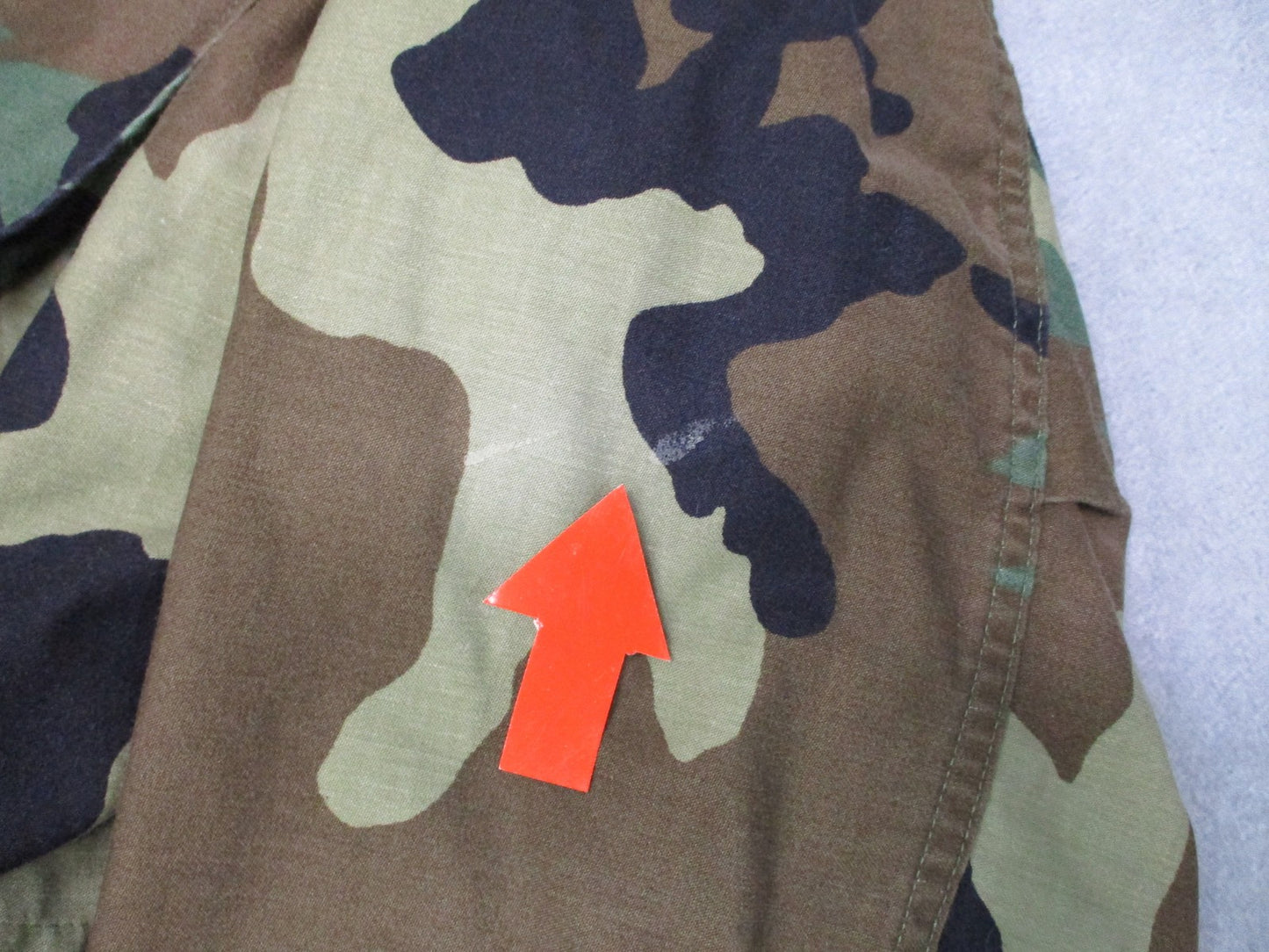 Vintage Propper US Military M-65 Field Coat Woodland Camo Large Regular
