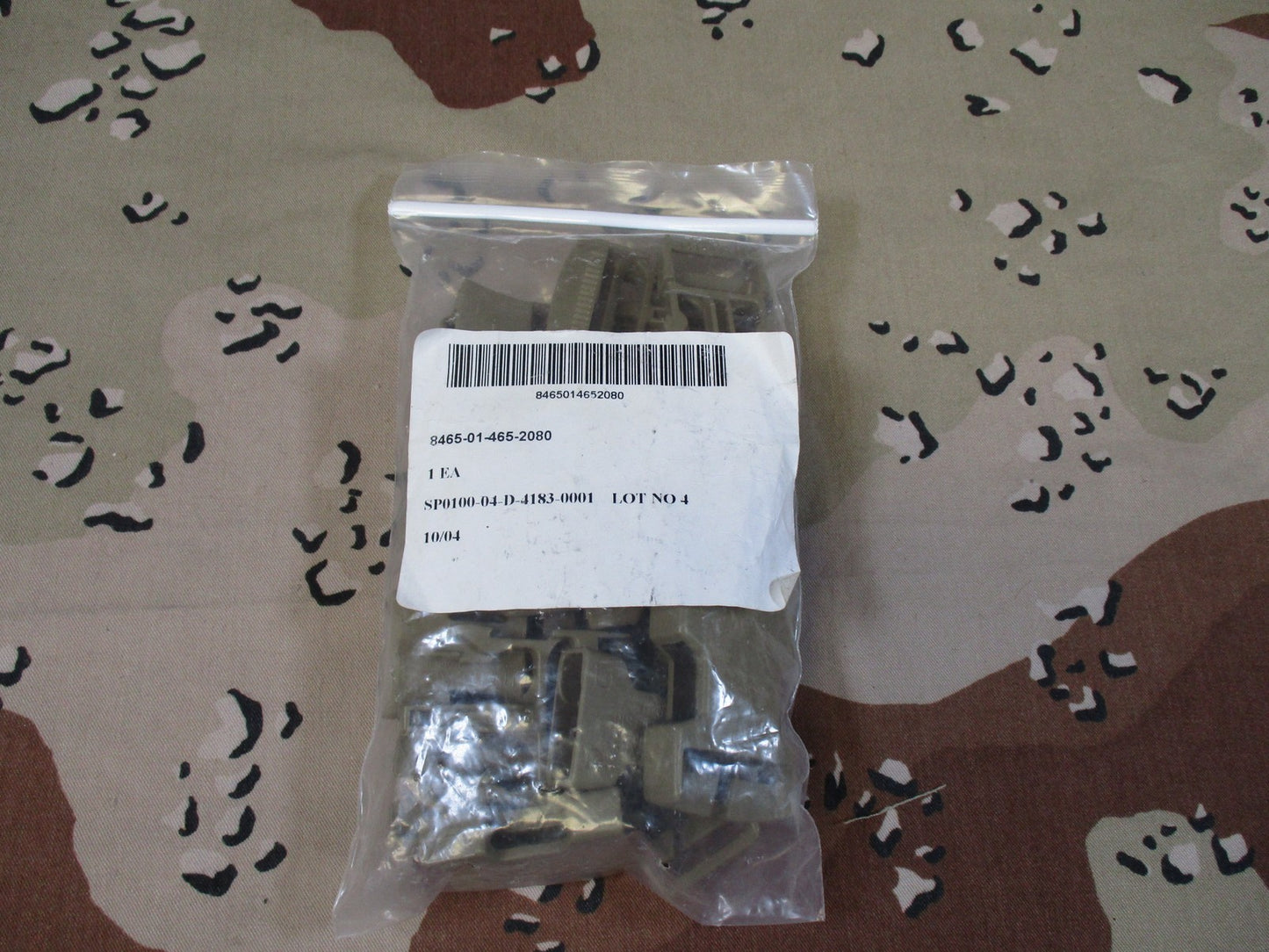 US Military MOLLE II Repair Kit Buckles & Sliders Tan 499 NSN 8465-01-465-2080