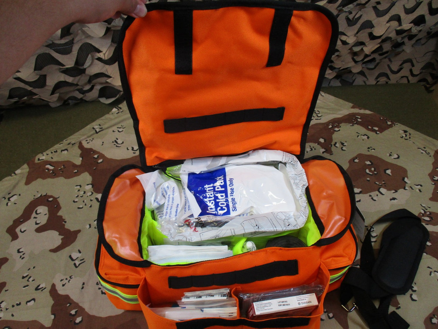 Elite First Aid EMS Pro-II Trauma Kit 263 Piece Medical Bag New