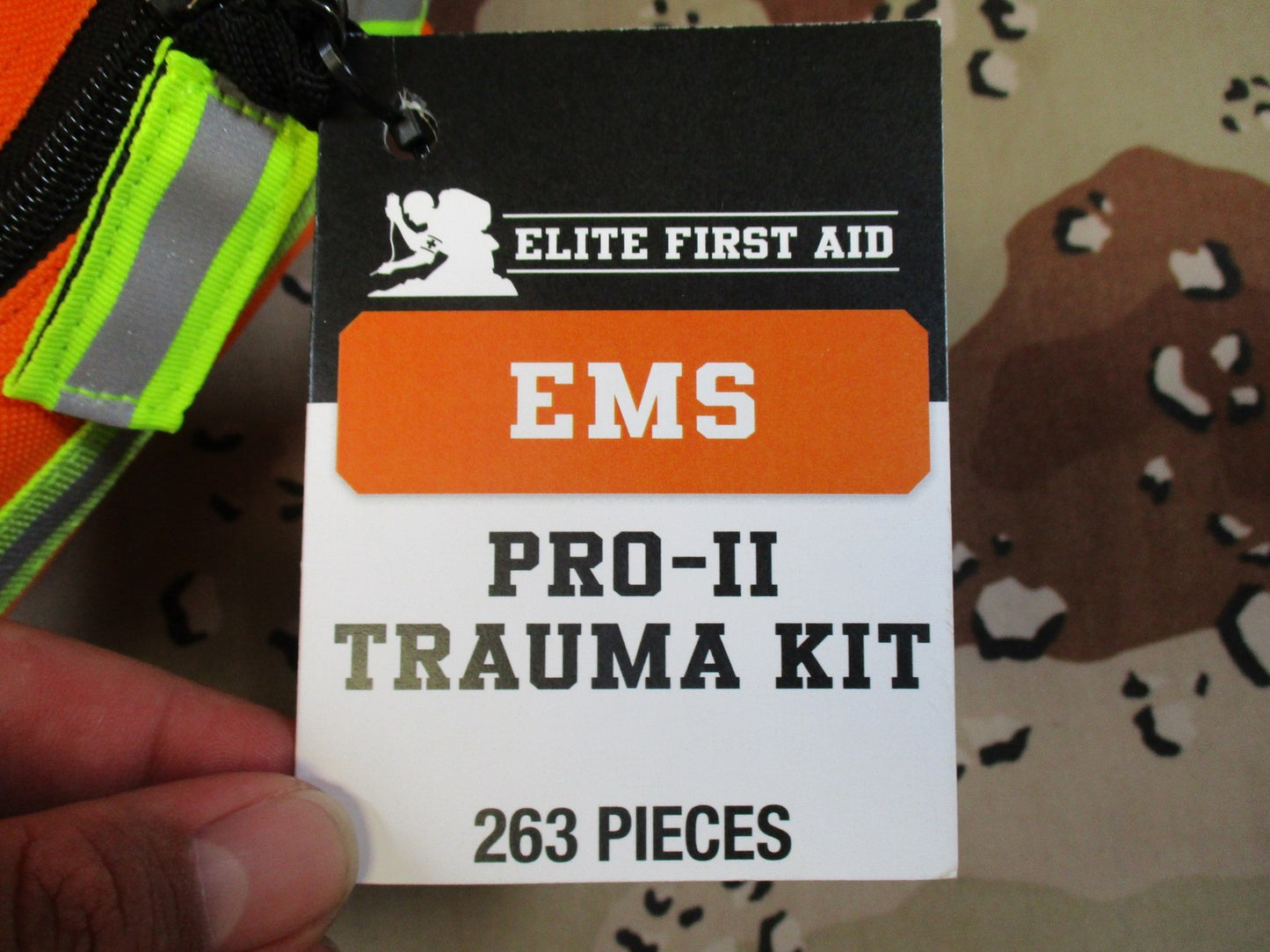 Elite First Aid EMS Pro-II Trauma Kit 263 Piece Medical Bag New