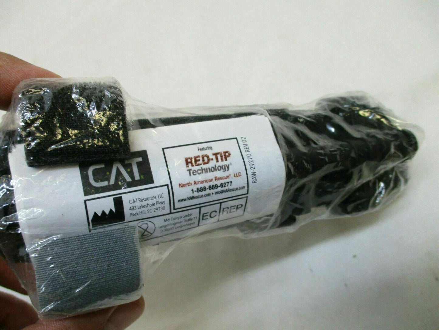 NEW MILITARY GEN 7 CAT TOURNIQUET RED TIP NORTH AMERICAN COMBAT APPLICATION TQ