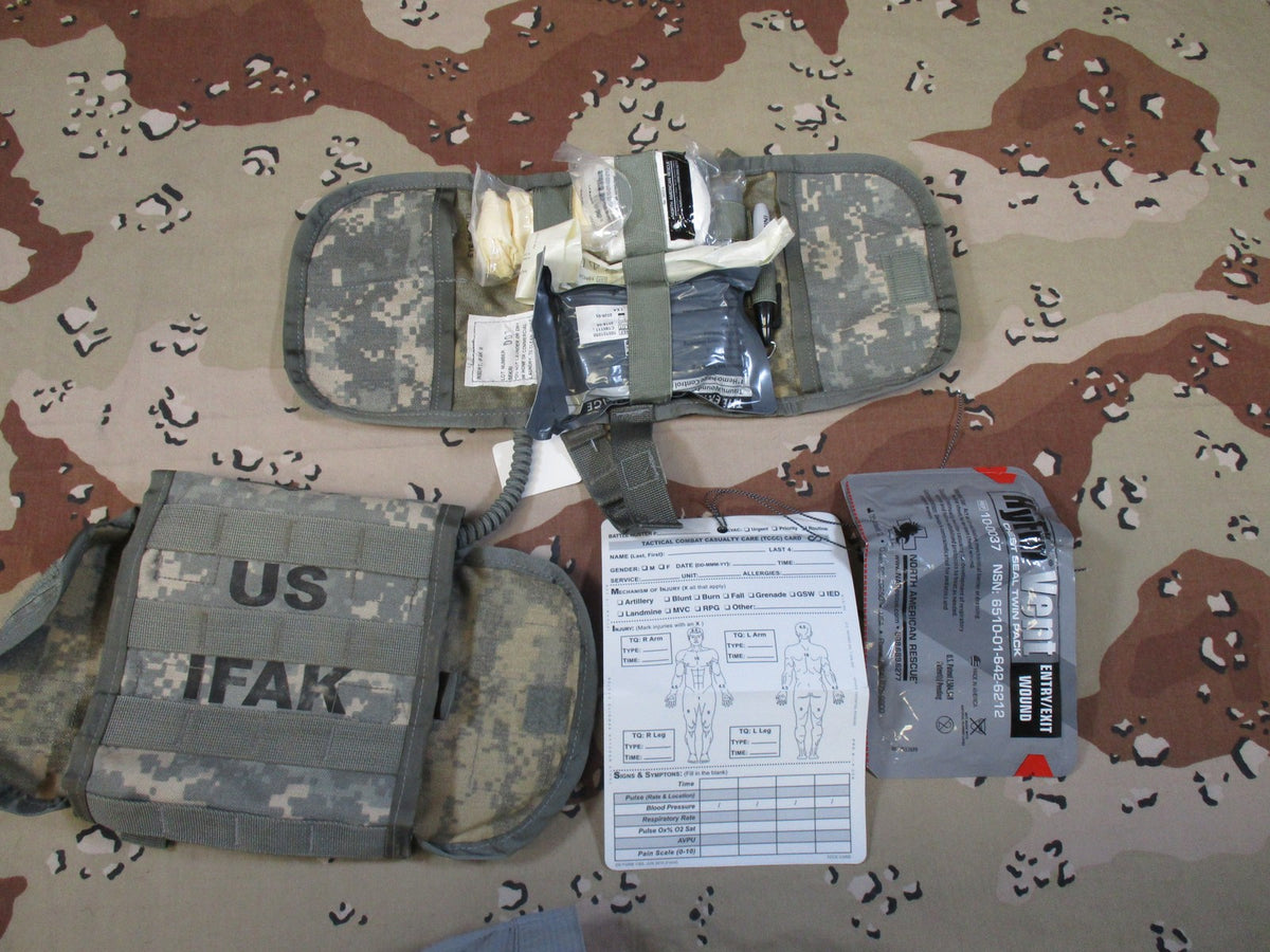 US Military IFAK II First Aid Kit Pouch UCP Camo MOLLE Insert Included