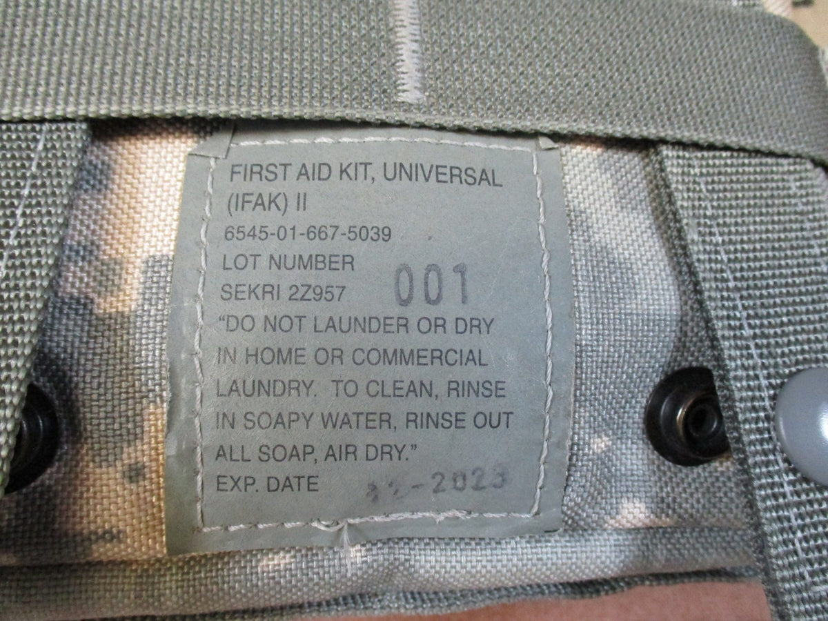US Military IFAK II First Aid Kit Pouch UCP Camo MOLLE Insert Included