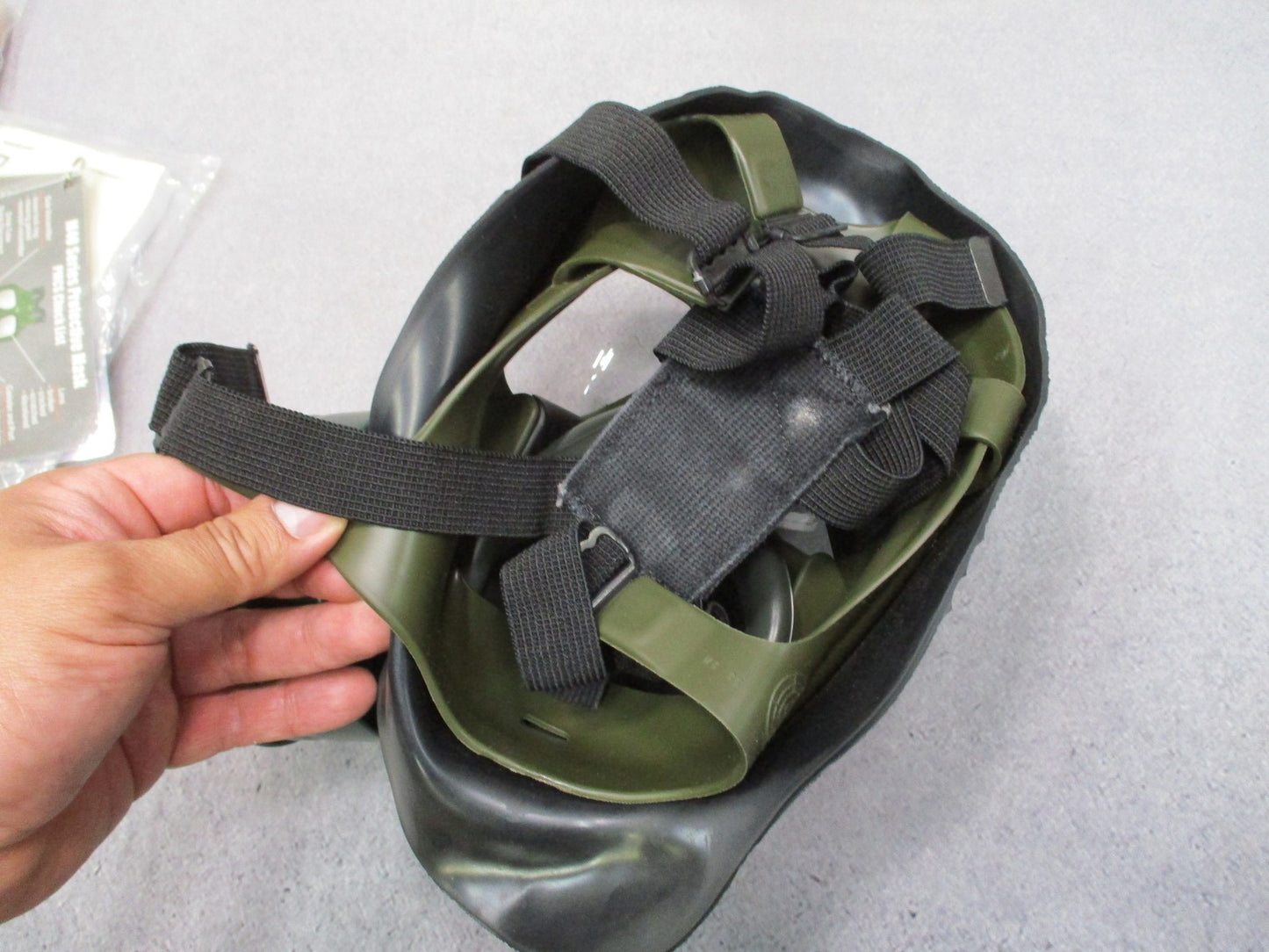 USGI M40 Protective Gas Mask MSA Large Kit Bag Tinted Outserts Military Surplus