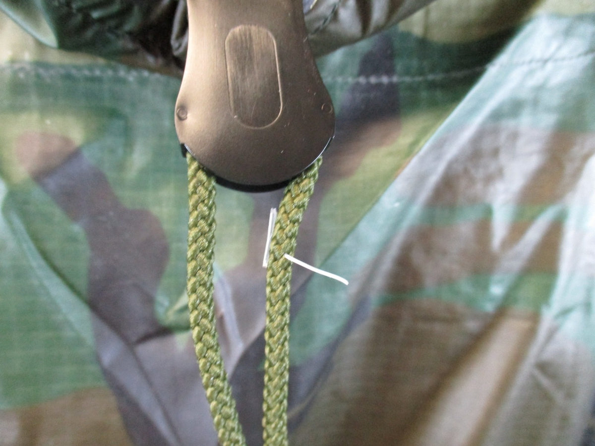 US Military Woodland Camo Wet Weather Poncho Rain Gear Ground Sheet USGI Surplus